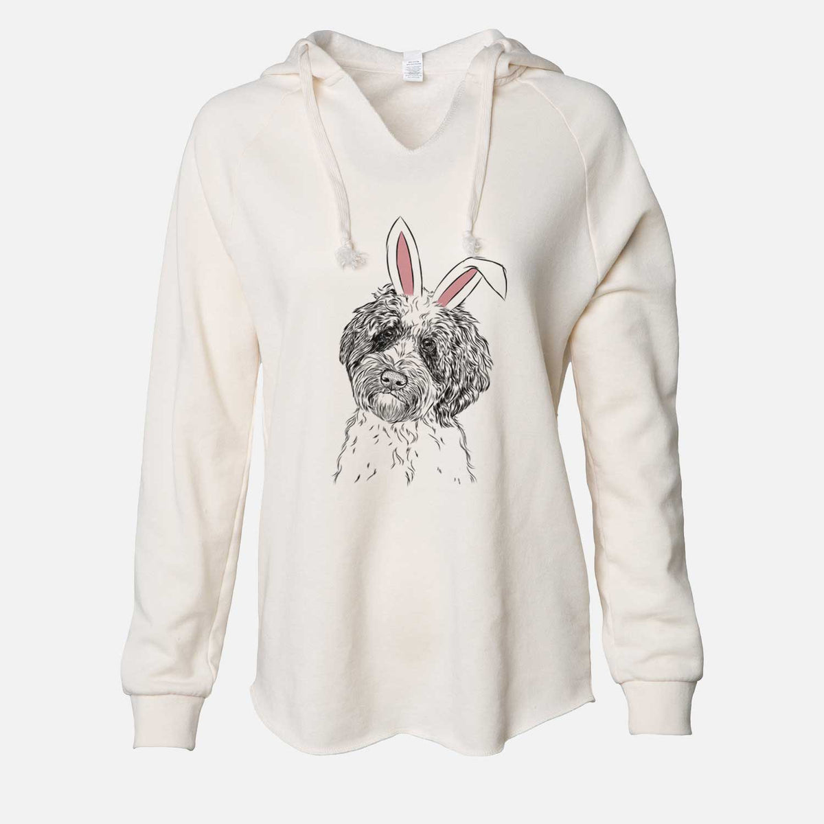 Easter Rooney the Aussiedoodle - Cali Wave Hooded Sweatshirt
