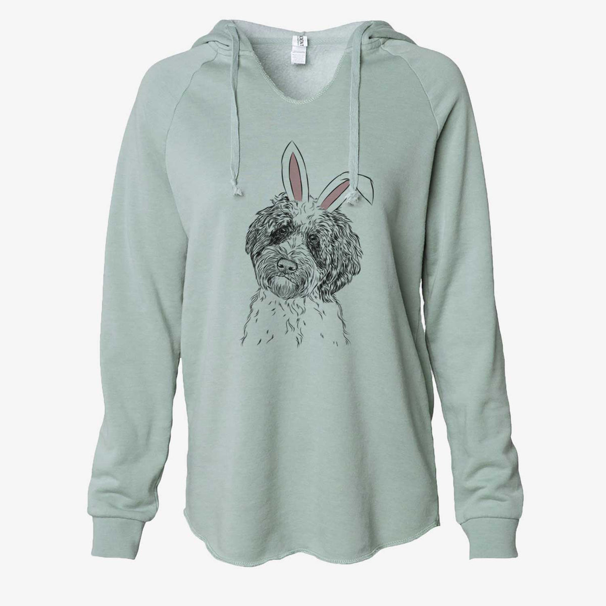 Easter Rooney the Aussiedoodle - Cali Wave Hooded Sweatshirt
