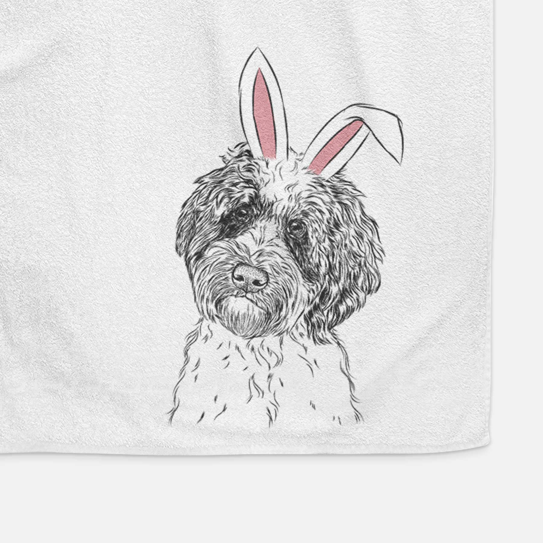 Rooney the Aussiedoodle Decorative Hand Towel