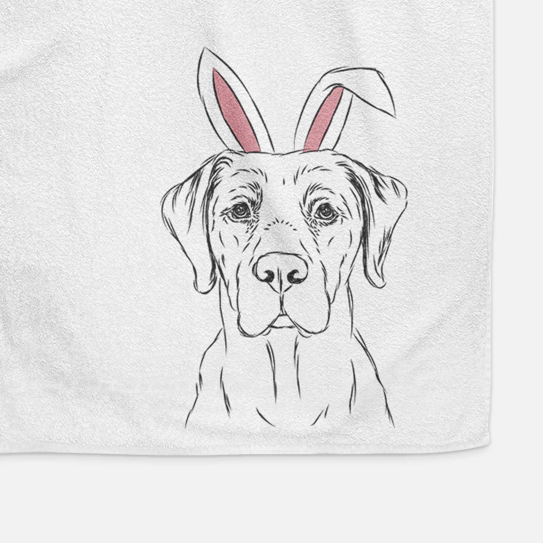 Rowdy the Labrador Retriever Decorative Hand Towel