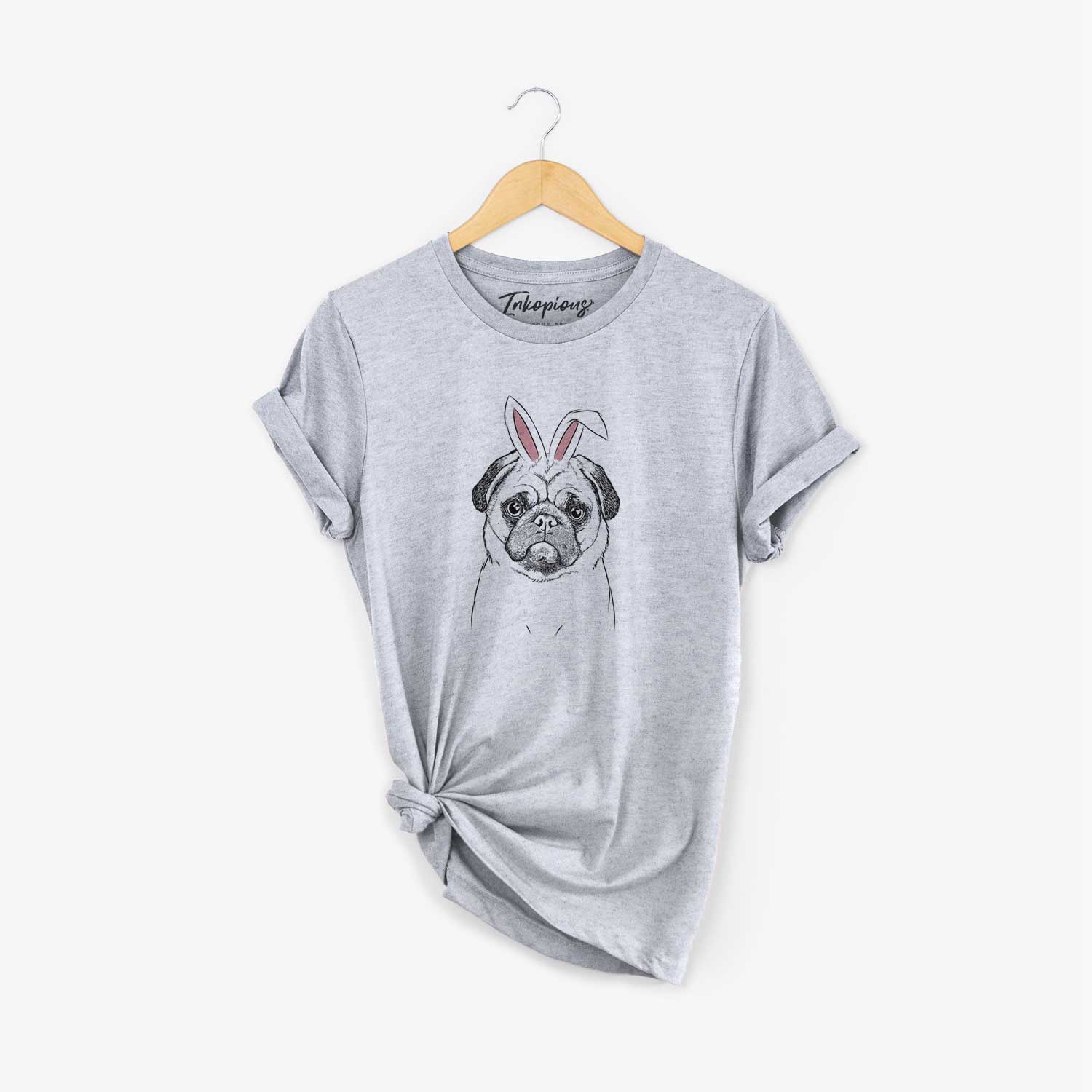 Easter Ruby the Pug - Unisex Crewneck