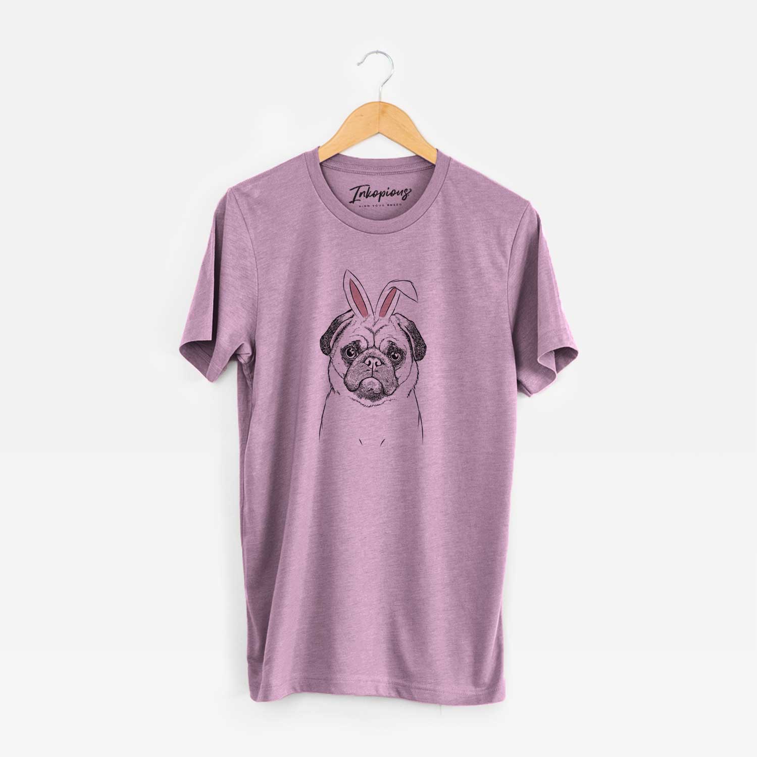 Easter Ruby the Pug - Unisex Crewneck