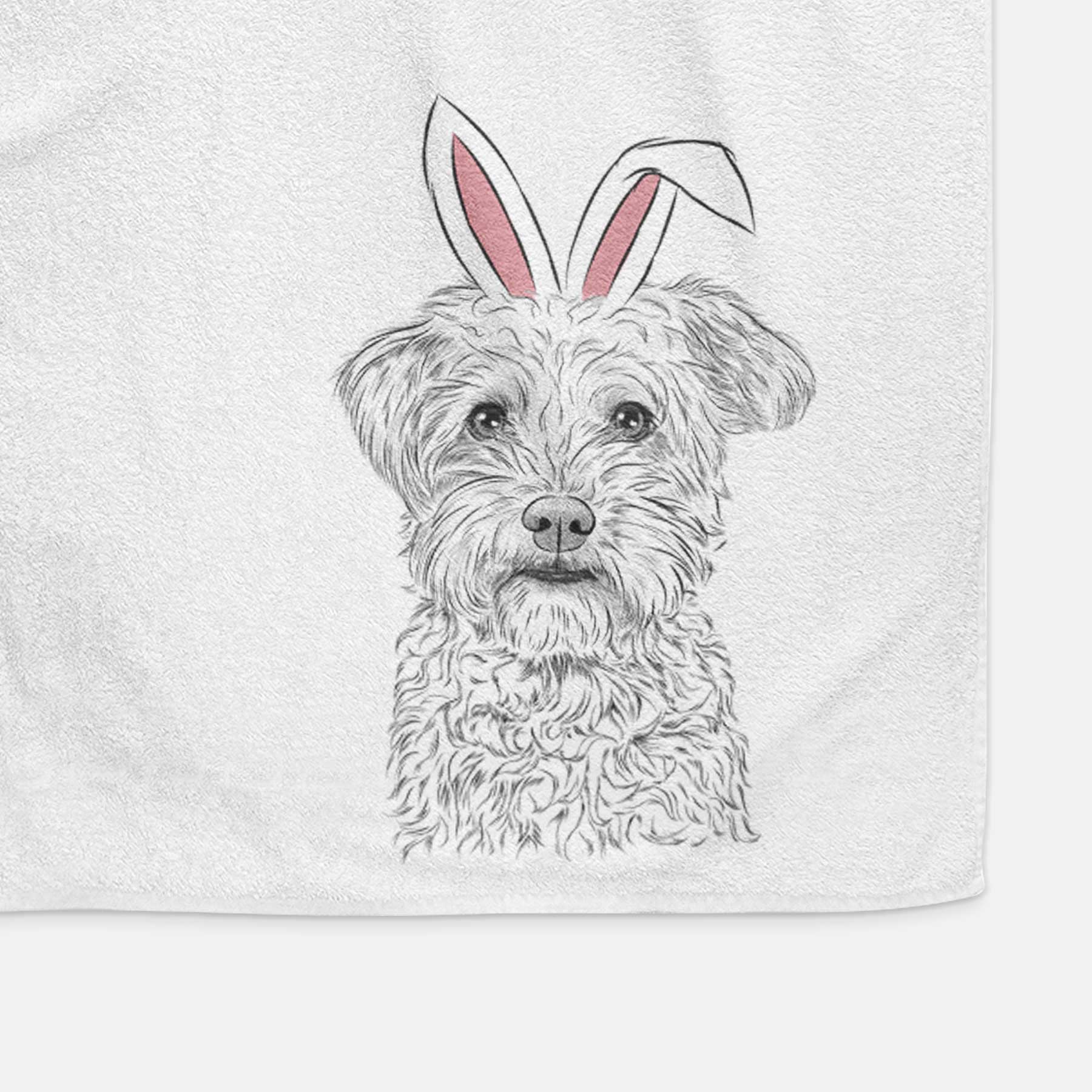 Rudy the Schnoodle Decorative Hand Towel