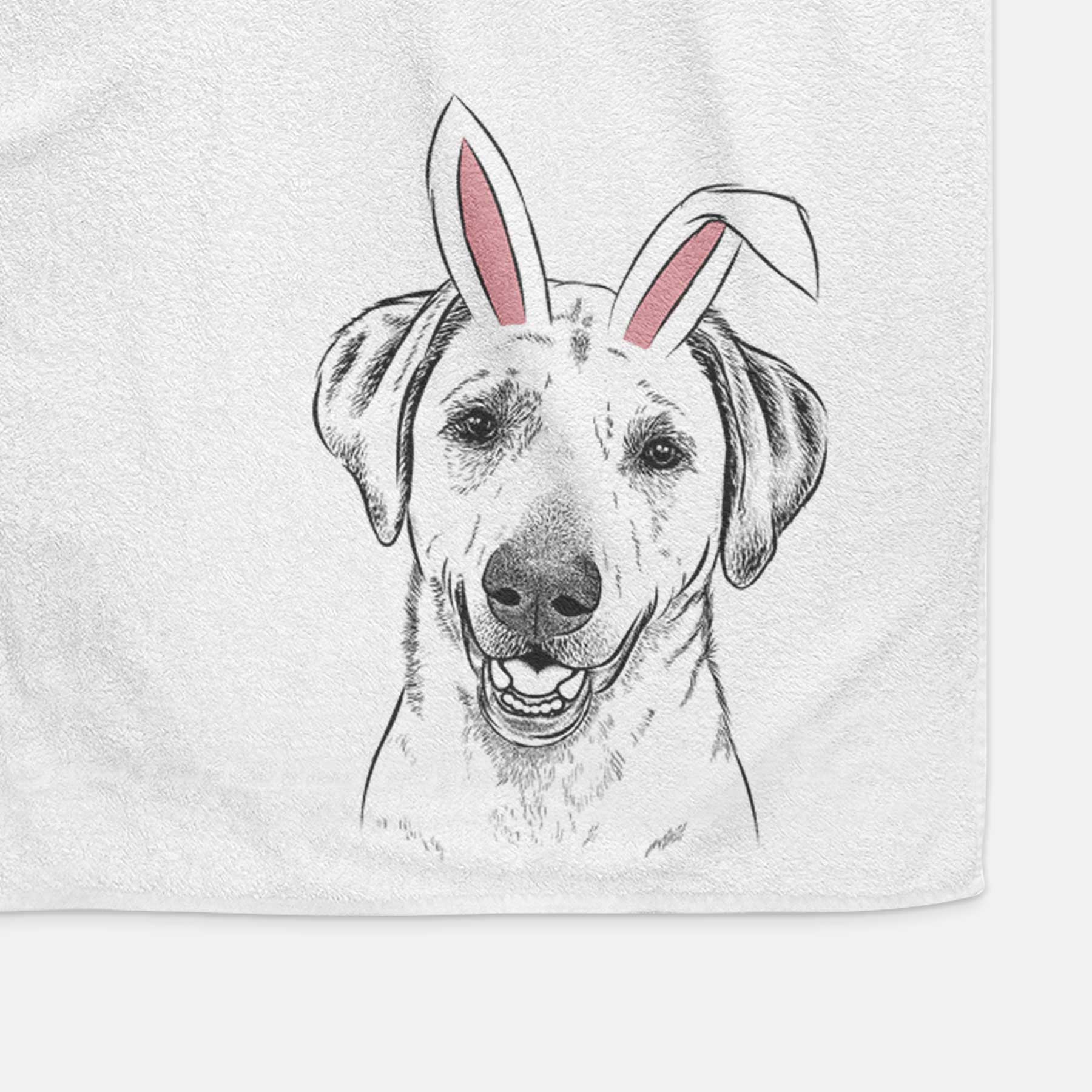 Rusty the Labrador Retriever Decorative Hand Towel