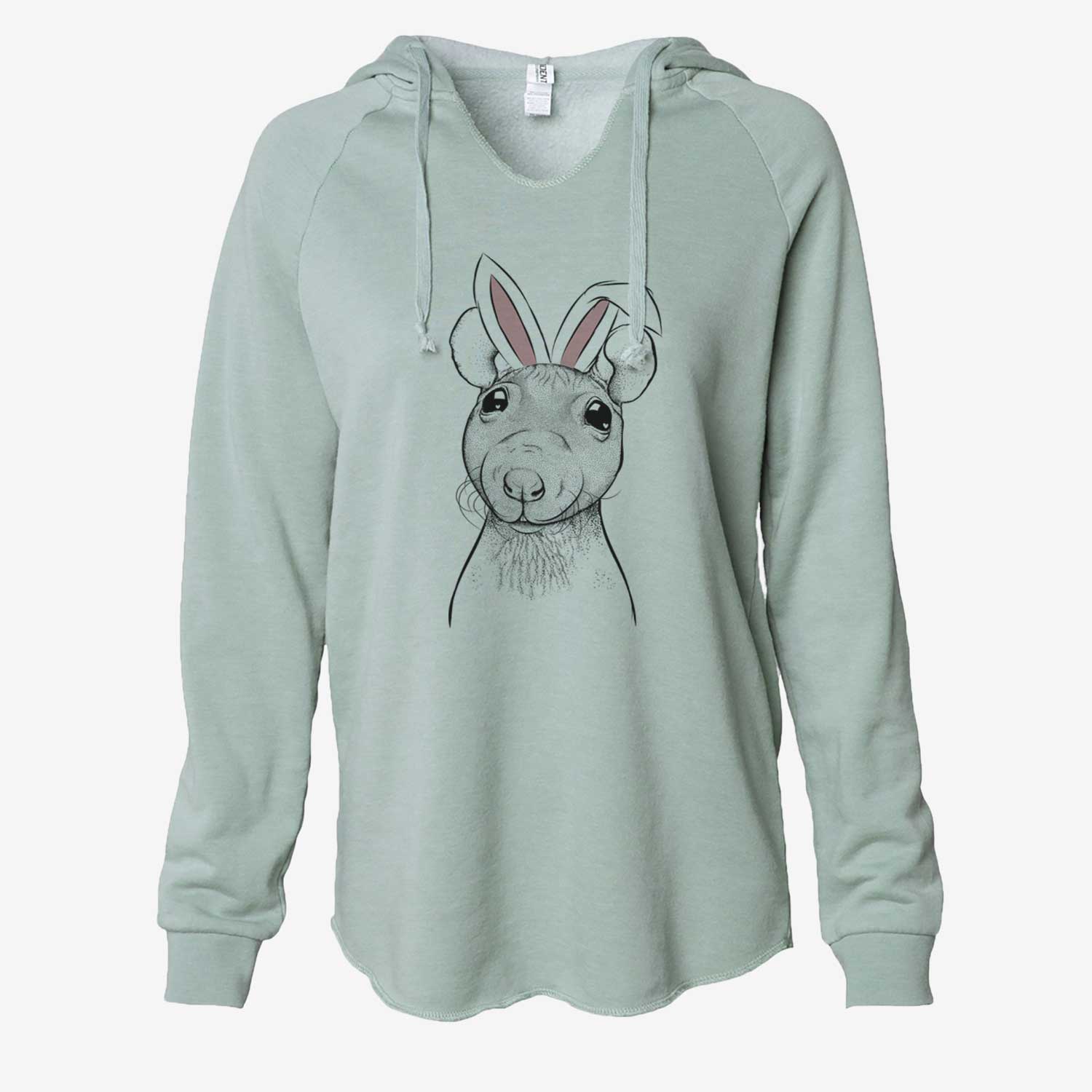 Easter Ruthie the Hairless Rat - Cali Wave Hooded Sweatshirt