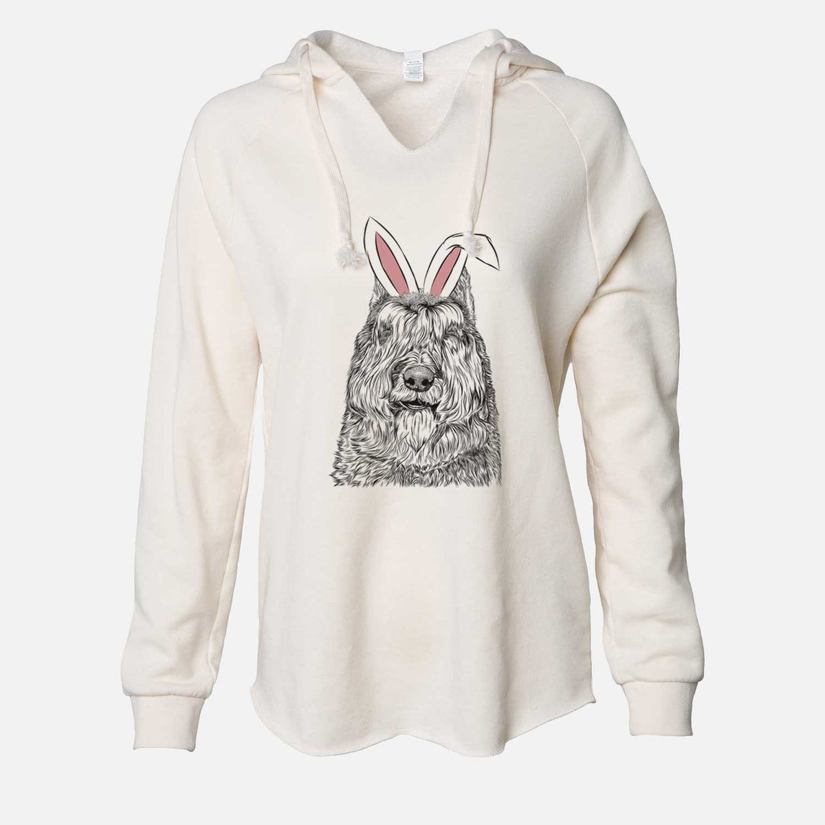 Easter Sabre the Bouvier Des Flandres - Cali Wave Hooded Sweatshirt