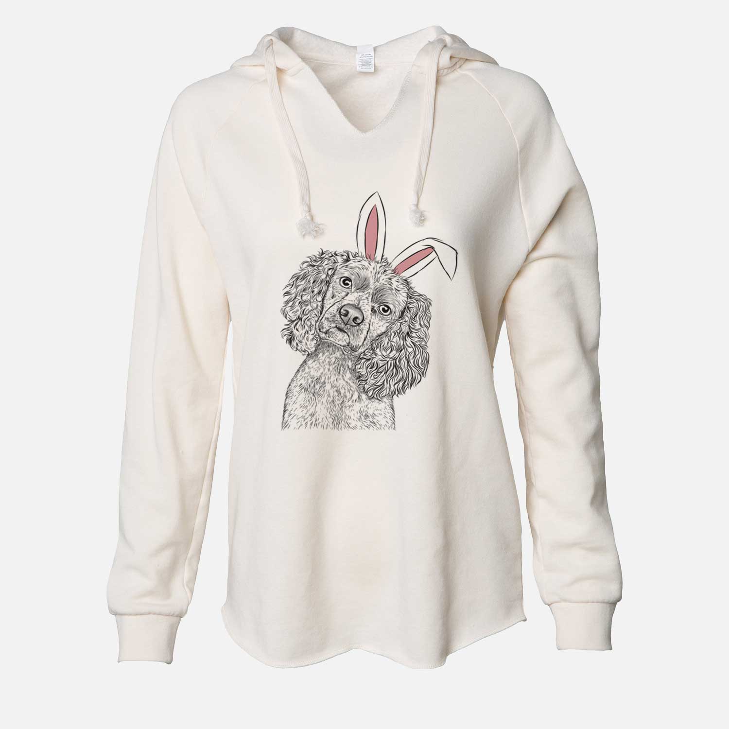 Easter Sadie the Cocker Spaniel - Cali Wave Hooded Sweatshirt