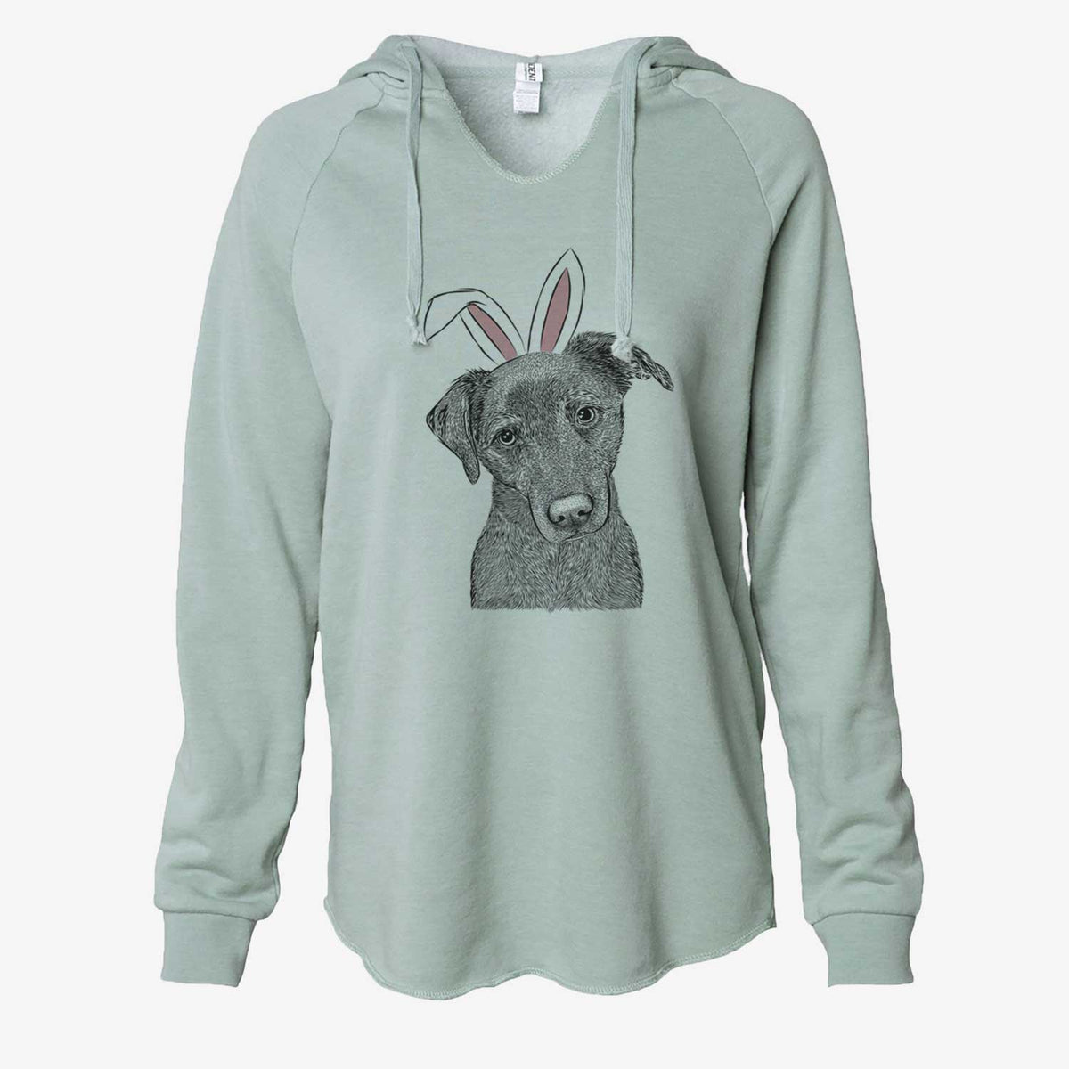 Easter Sadie the Whipador - Cali Wave Hooded Sweatshirt