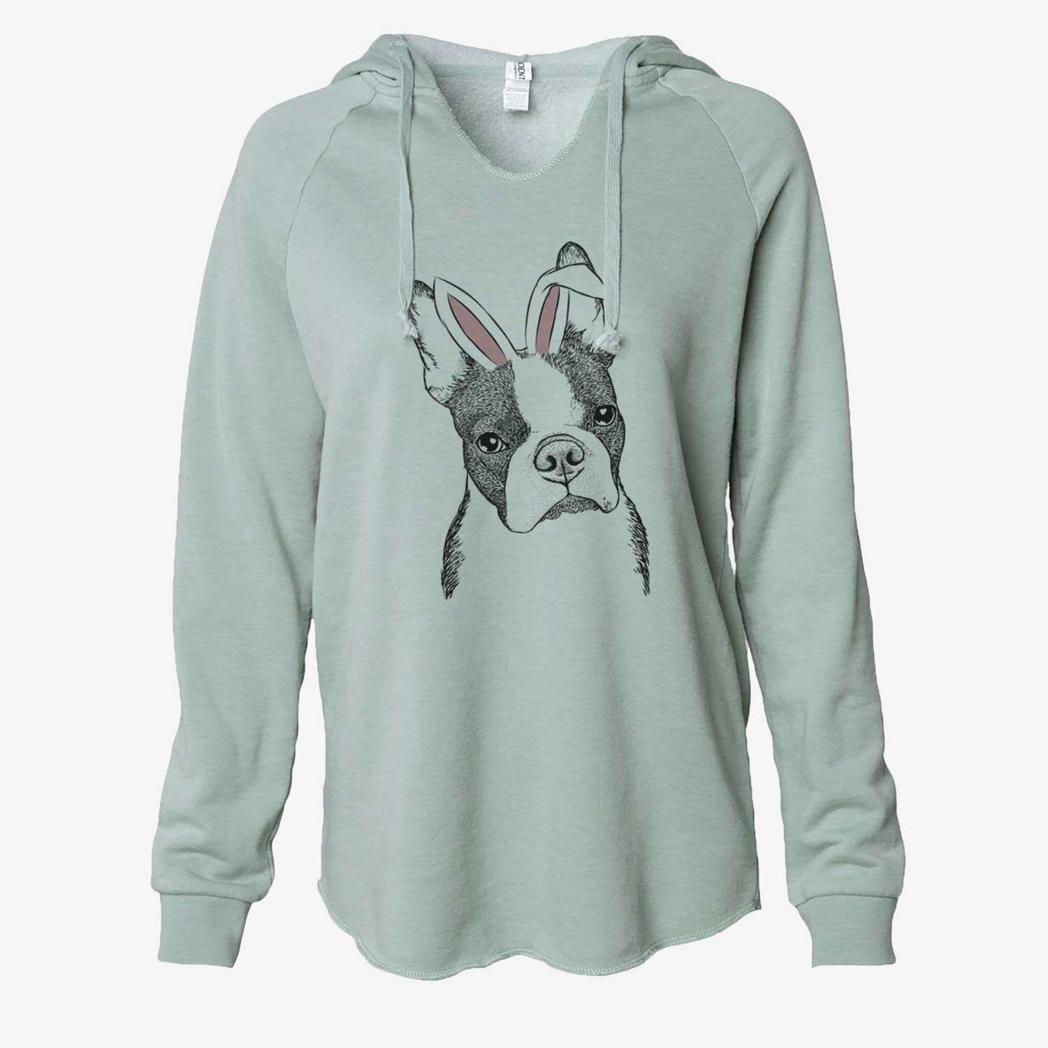 Easter Samuel the Boston Terrier - Cali Wave Hooded Sweatshirt