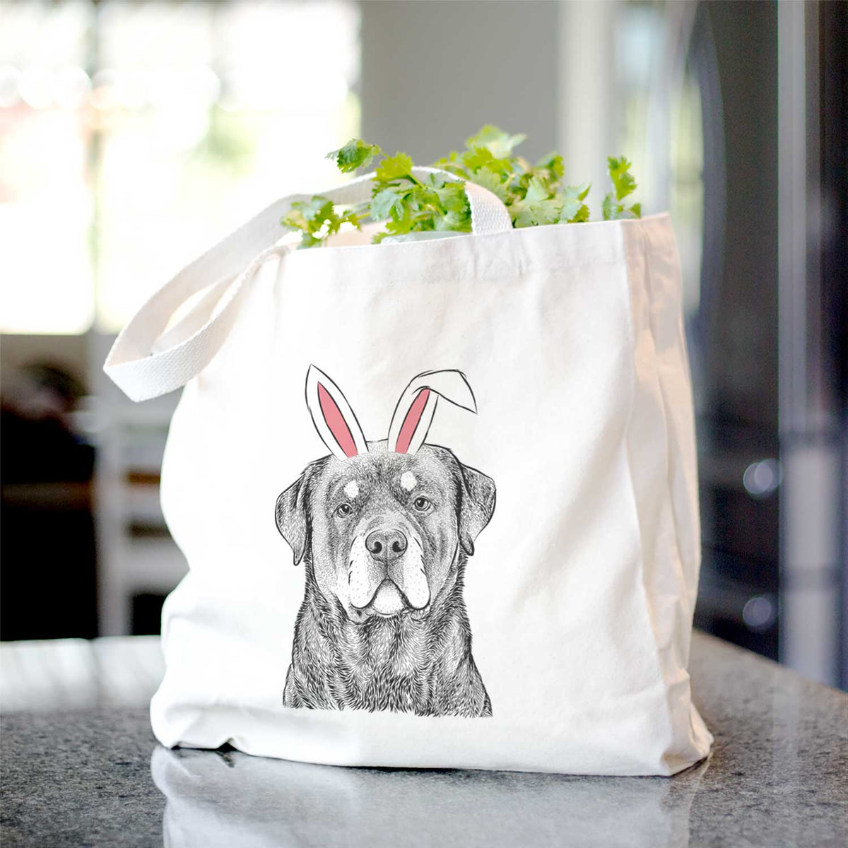 Sarge the Rottweiler - Tote Bag