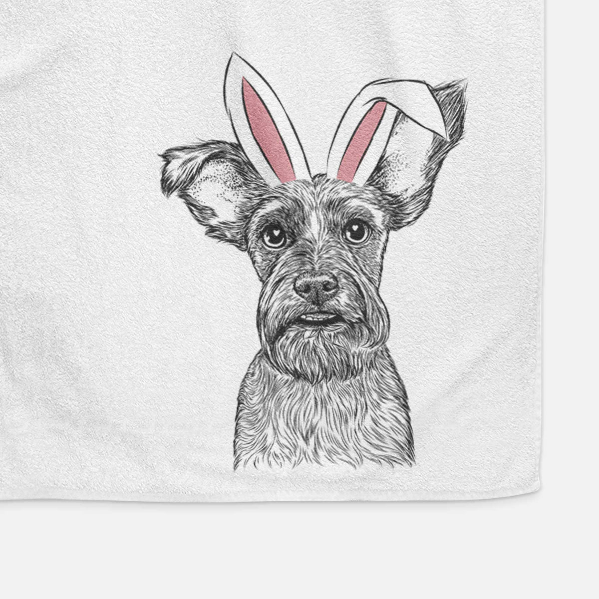 Sawyer the Snorkie Decorative Hand Towel