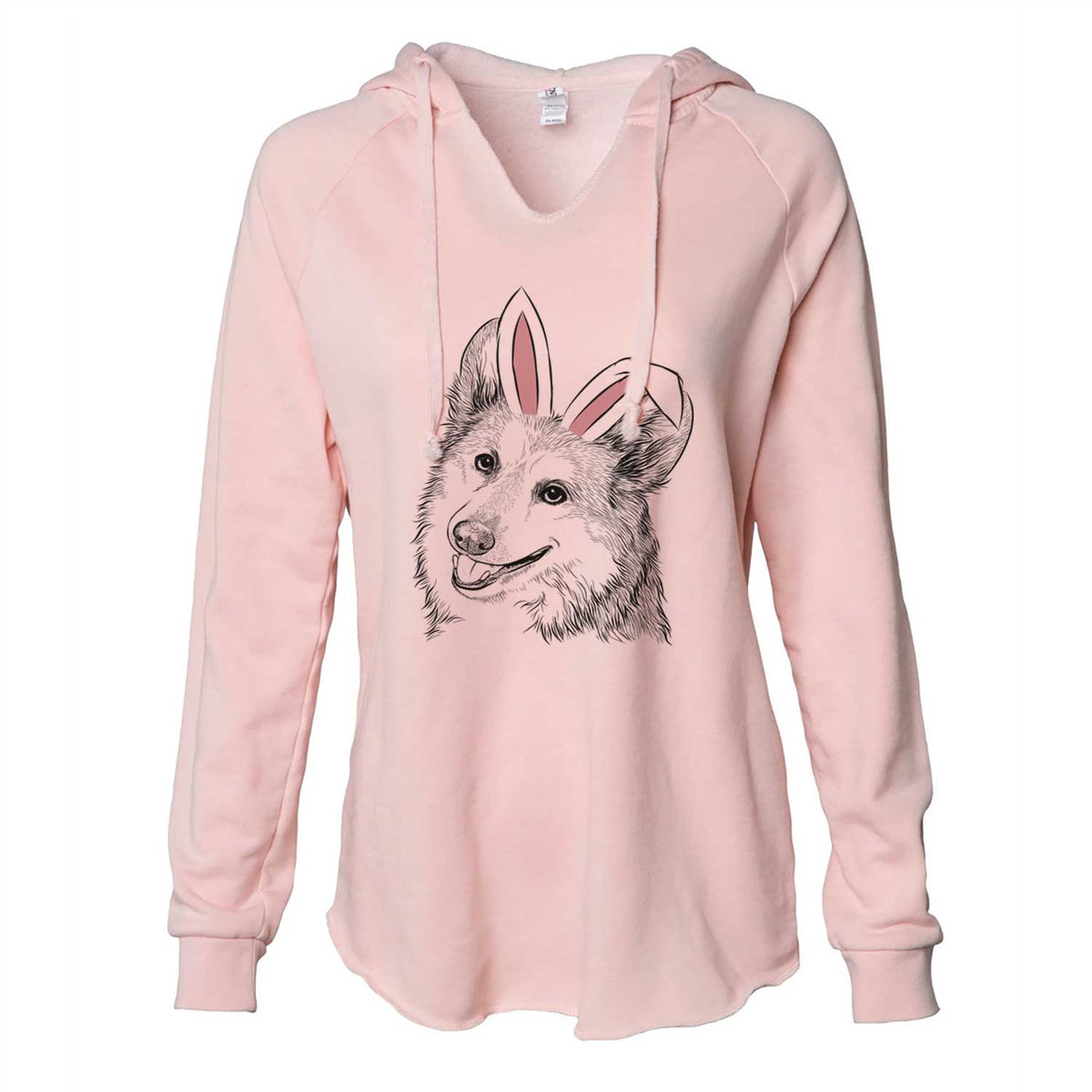 Easter Scout the Pembroke Welsh Corgi - Cali Wave Hooded Sweatshirt