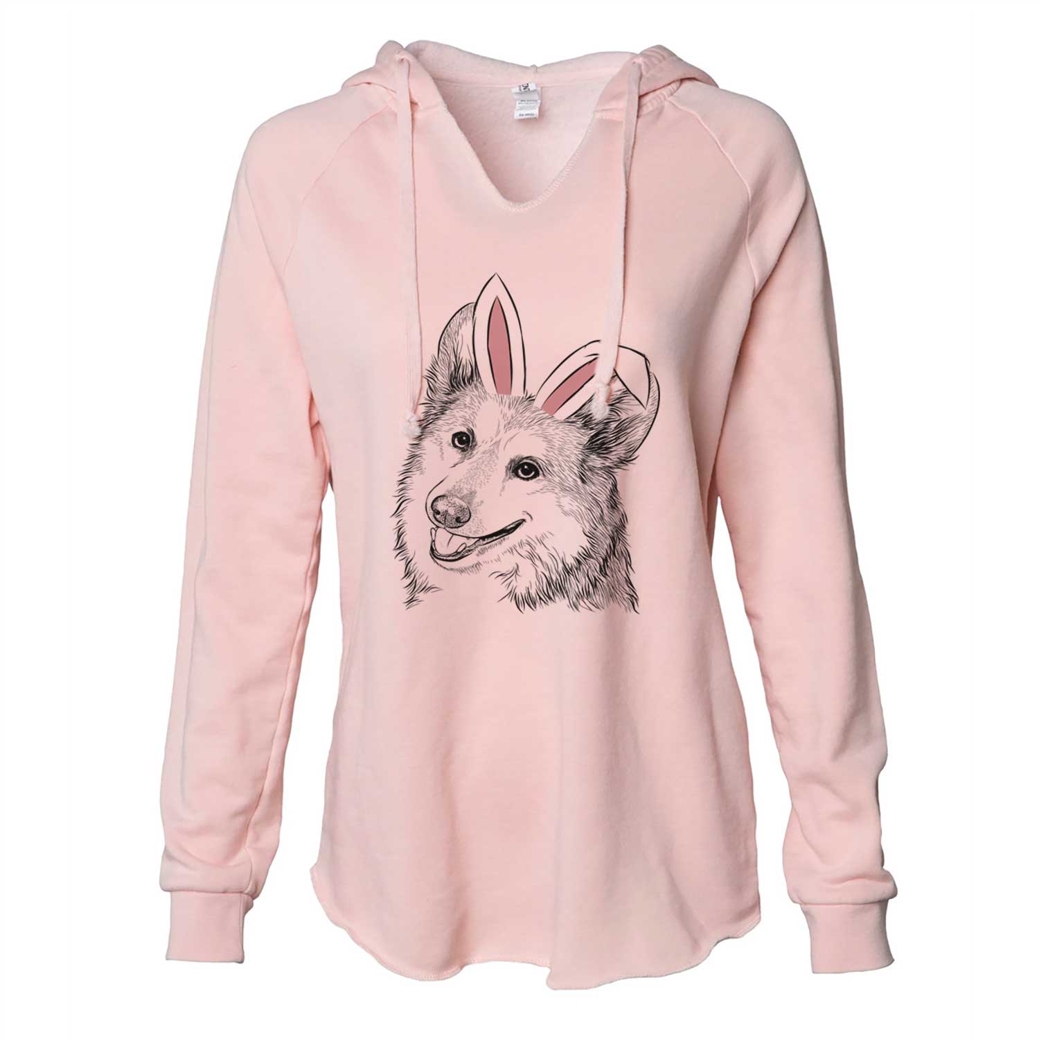 Easter Scout the Pembroke Welsh Corgi - Cali Wave Hooded Sweatshirt