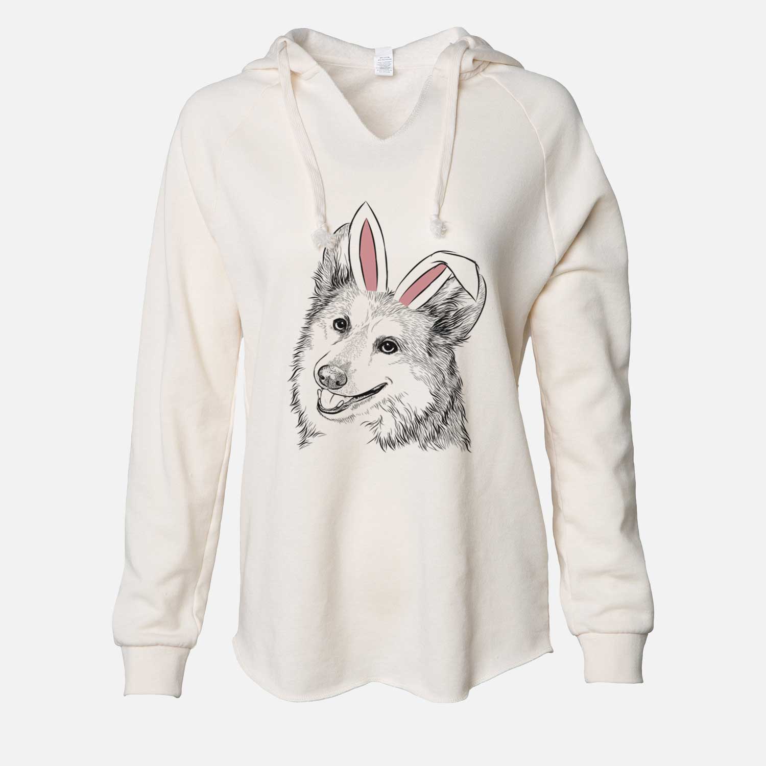 Easter Scout the Pembroke Welsh Corgi - Cali Wave Hooded Sweatshirt