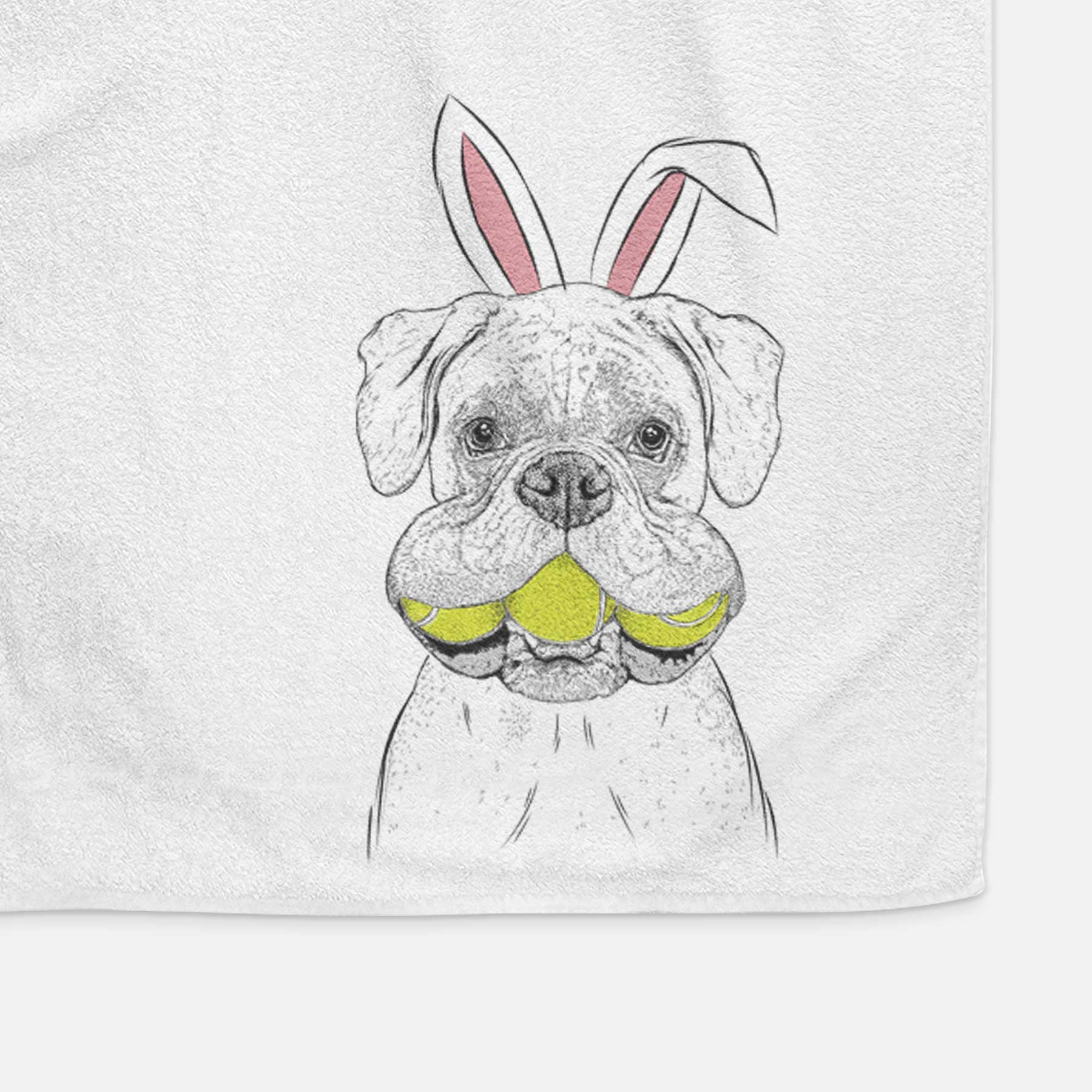 Seamus the Boxer Decorative Hand Towel