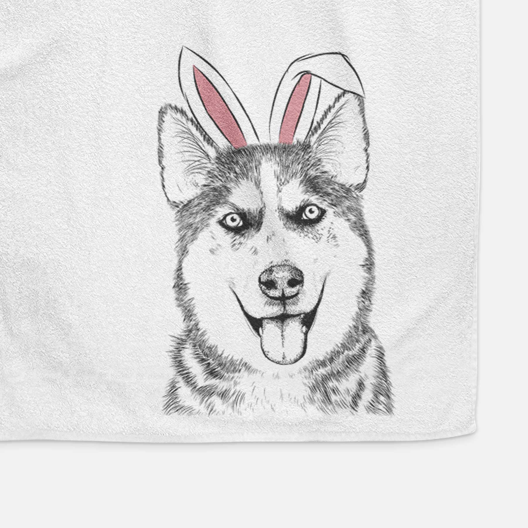 Sesi the Siberian Husky Hand Towel