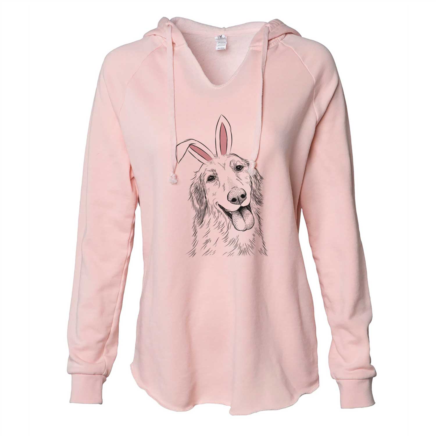 Easter Shelby the Golden Retriever - Cali Wave Hooded Sweatshirt