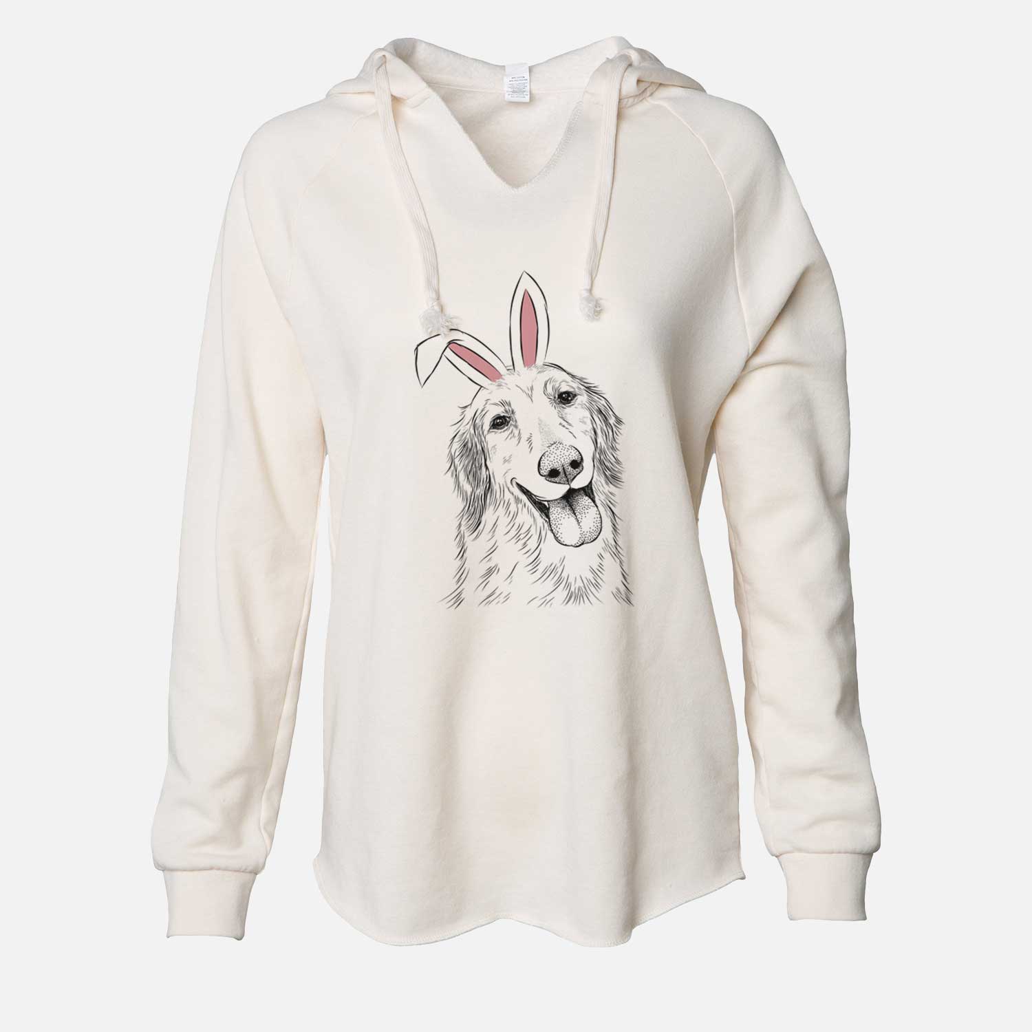 Easter Shelby the Golden Retriever - Cali Wave Hooded Sweatshirt