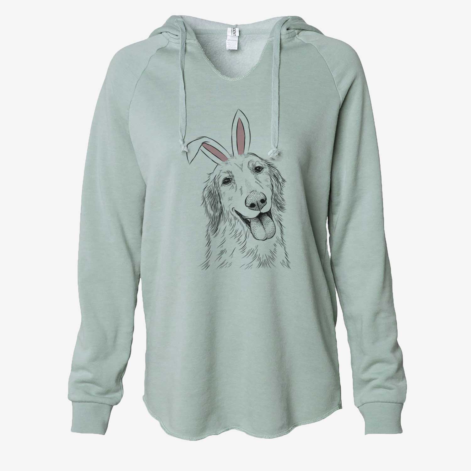 Easter Shelby the Golden Retriever - Cali Wave Hooded Sweatshirt