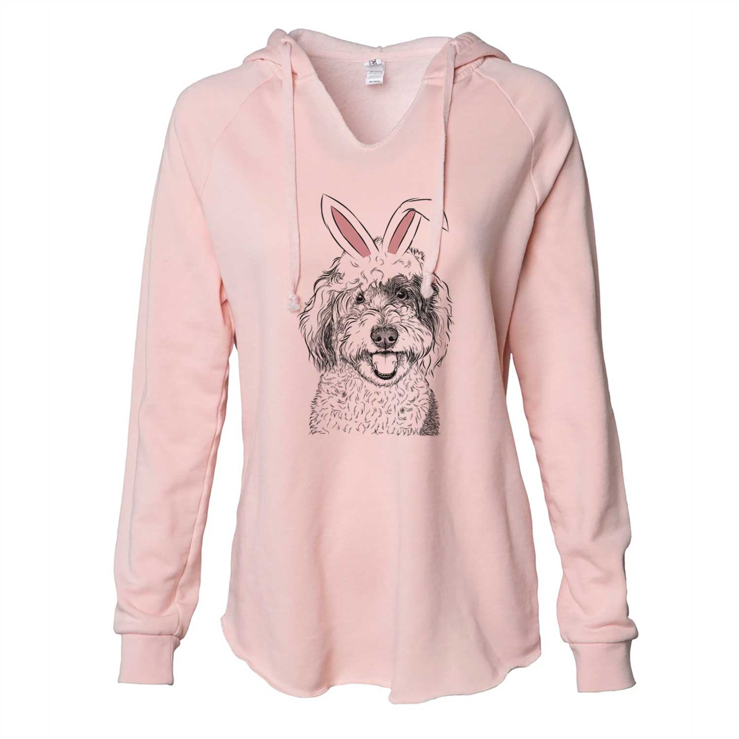 Easter Sherlock the Sheepadoodle - Cali Wave Hooded Sweatshirt