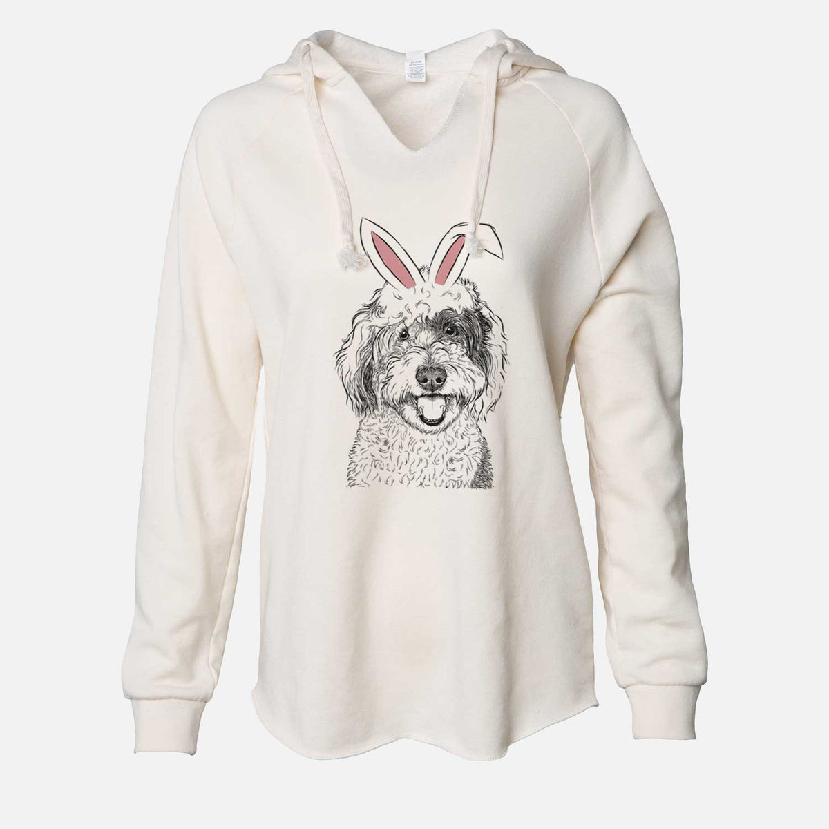 Easter Sherlock the Sheepadoodle - Cali Wave Hooded Sweatshirt