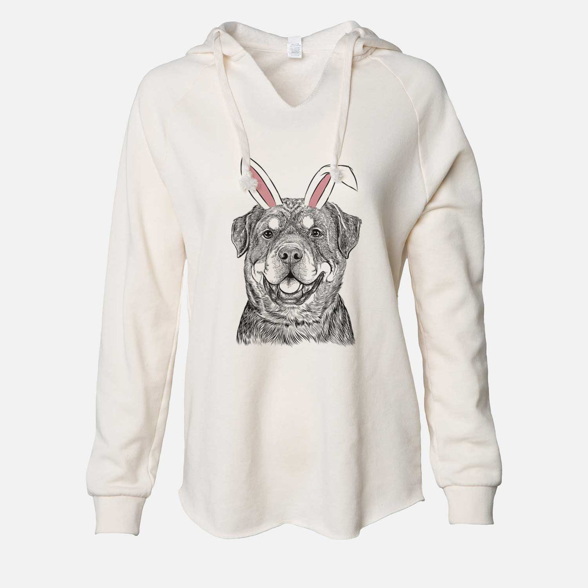 Easter Sig the Rottweiler - Cali Wave Hooded Sweatshirt