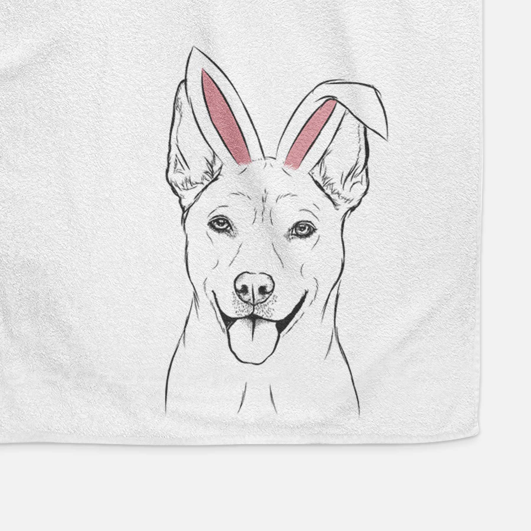 Silly Lilly the Mixed Breed Decorative Hand Towel