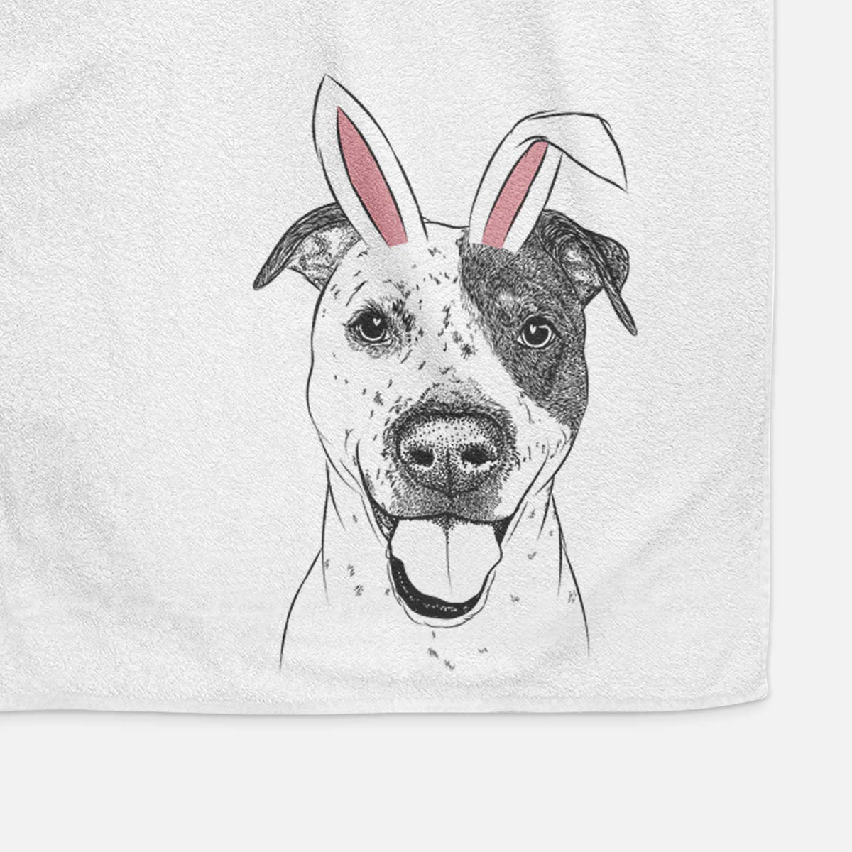 Simon the Mixed Breed Decorative Hand Towel