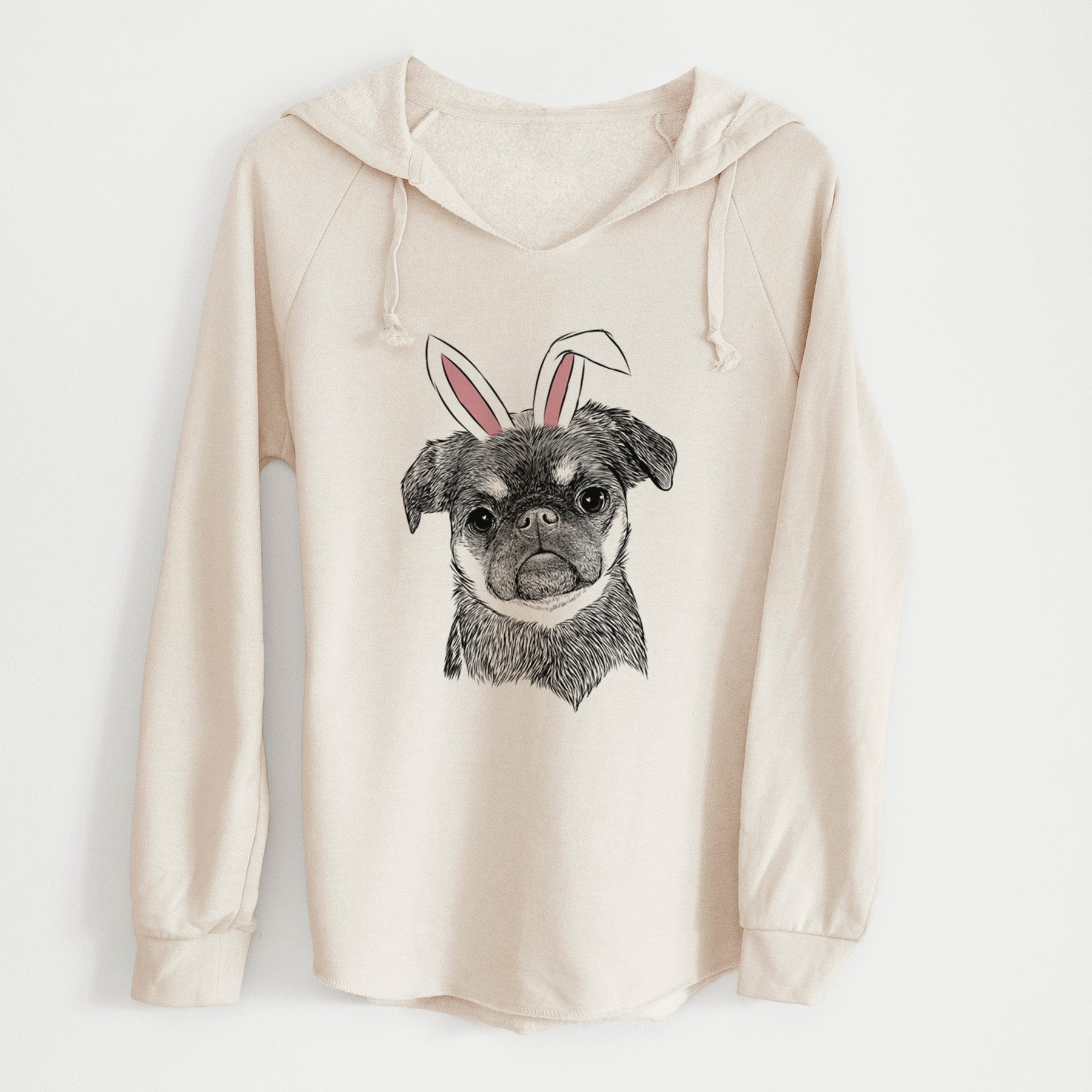 Easter Simone the Brussels Griffon - Cali Wave Hooded Sweatshirt