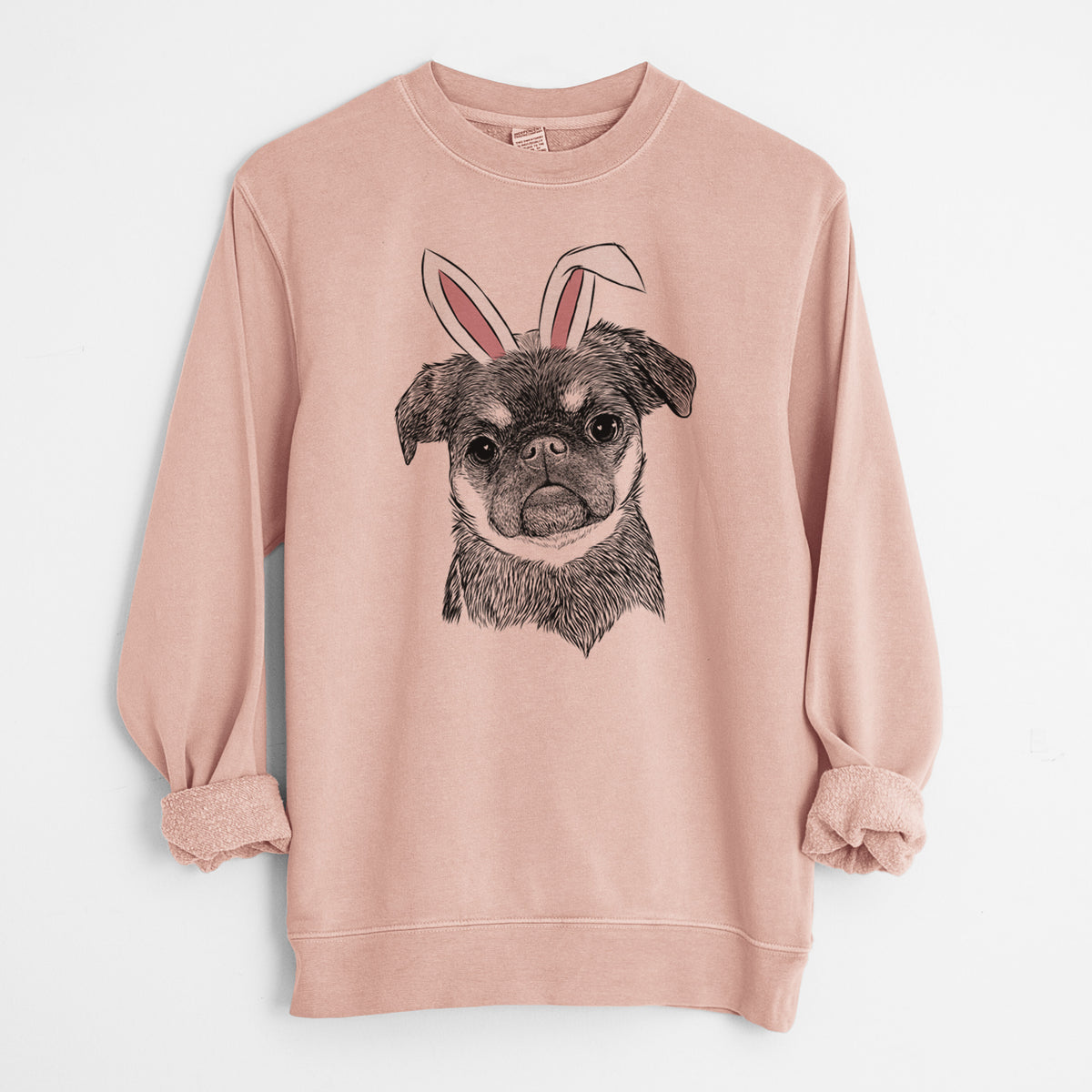 Easter Simone the Brussels Griffon - Unisex Pigment Dyed Crew Sweatshirt