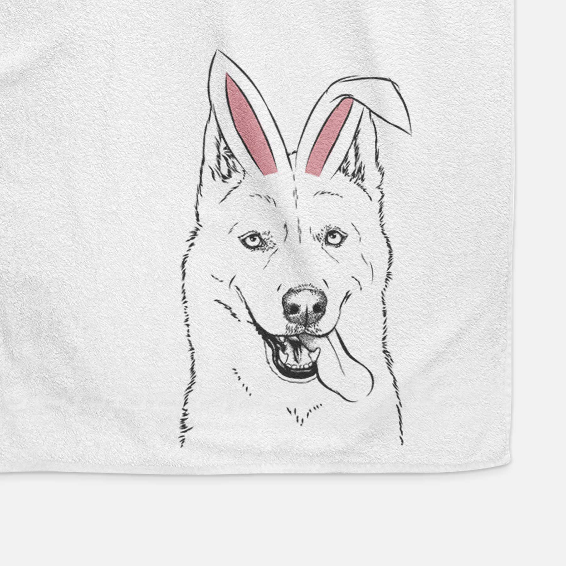 Sinatra  the Siberian Husky Decorative Hand Towel