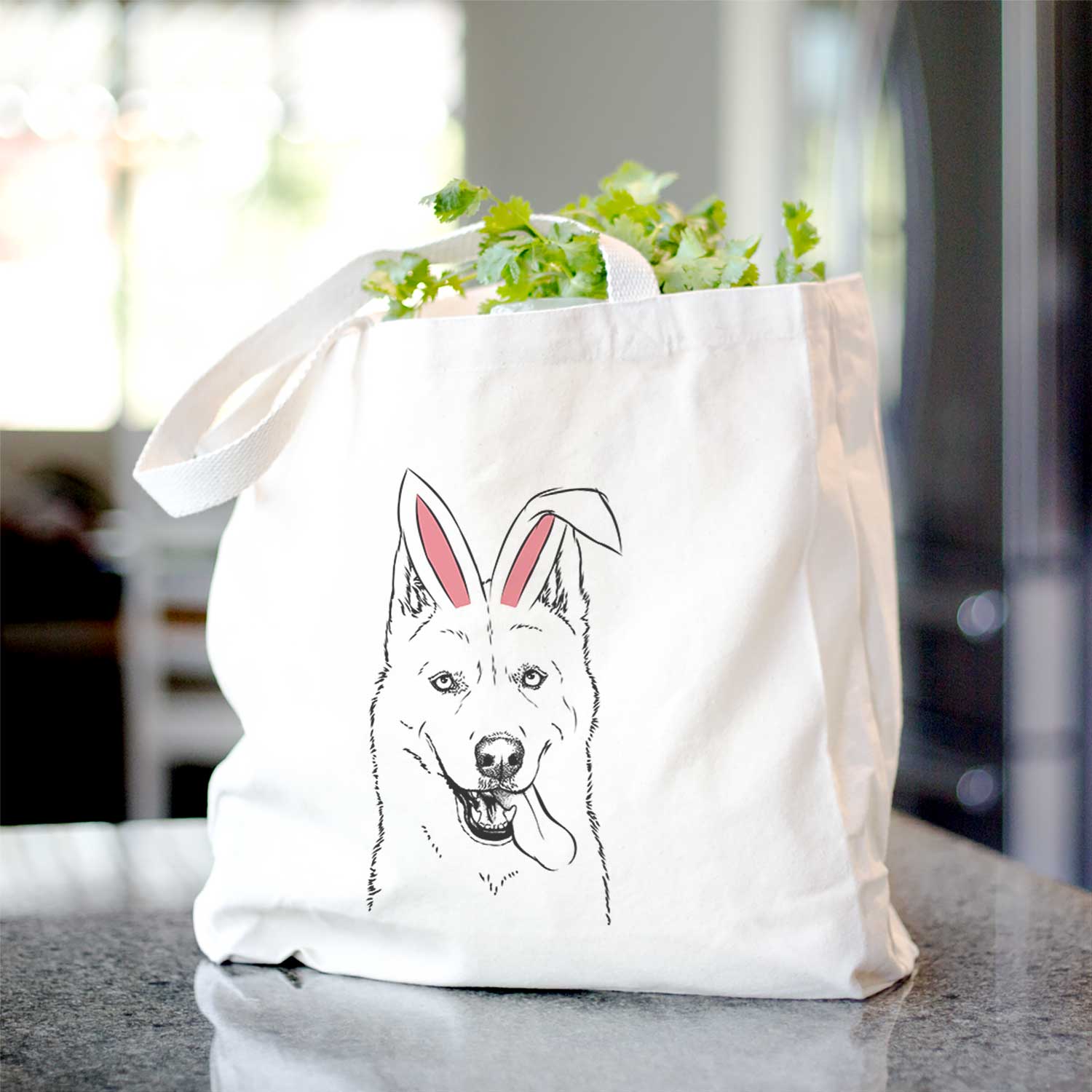 Sinatra the Siberian Husky - Tote Bag