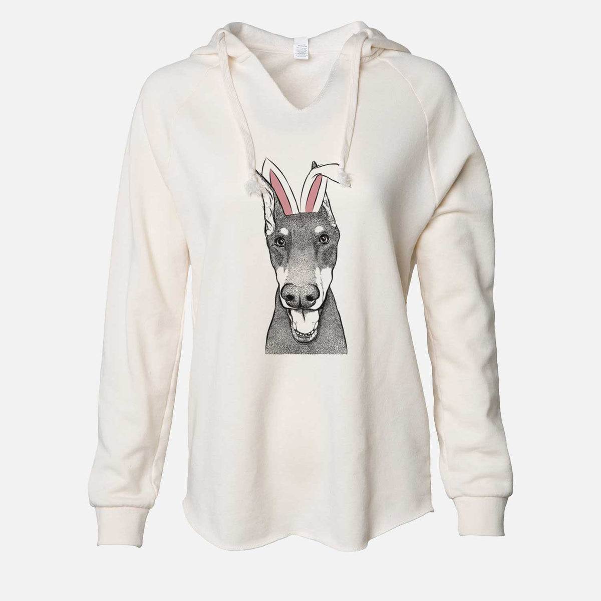 Easter Sir Duke the Doberman Pinscher - Cali Wave Hooded Sweatshirt