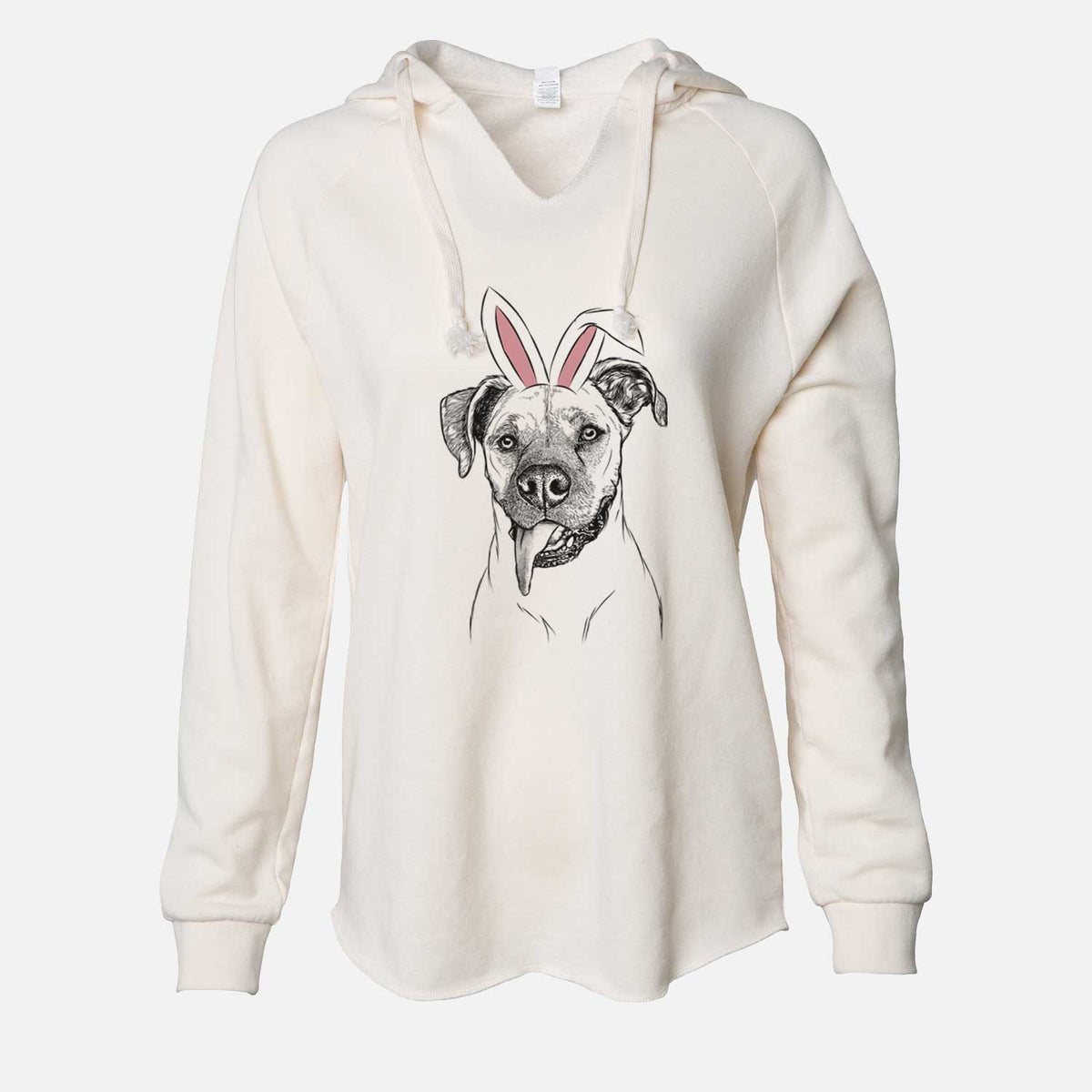Easter Sir Jake the Boxer - Cali Wave Hooded Sweatshirt