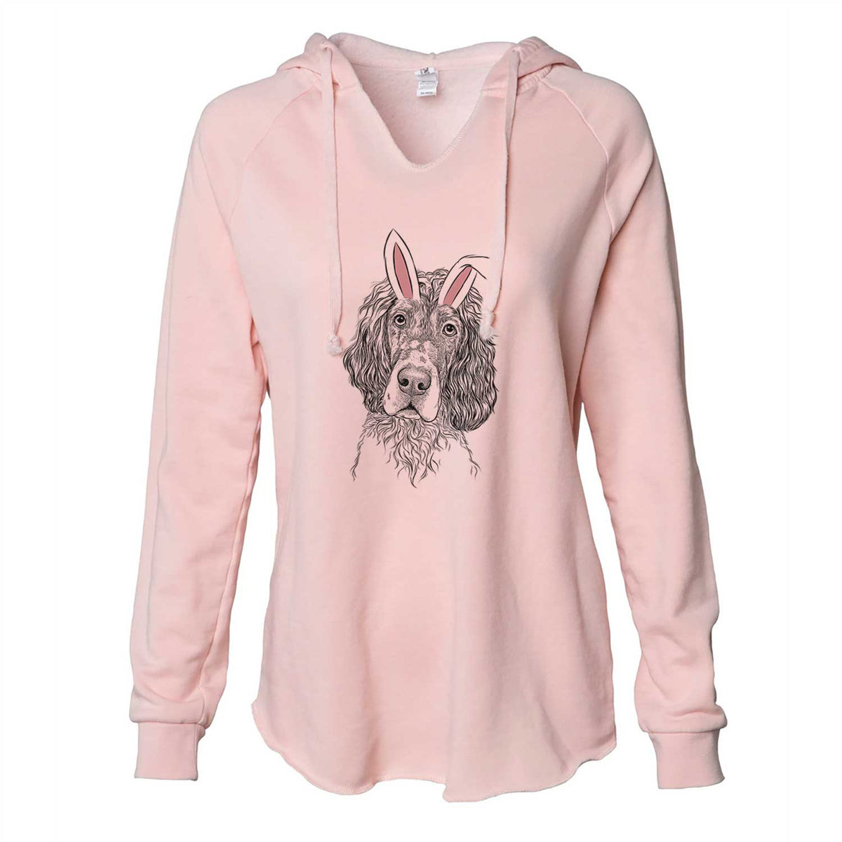 Easter Sir Rexford the Blue Belton English Setter - Cali Wave Hooded Sweatshirt