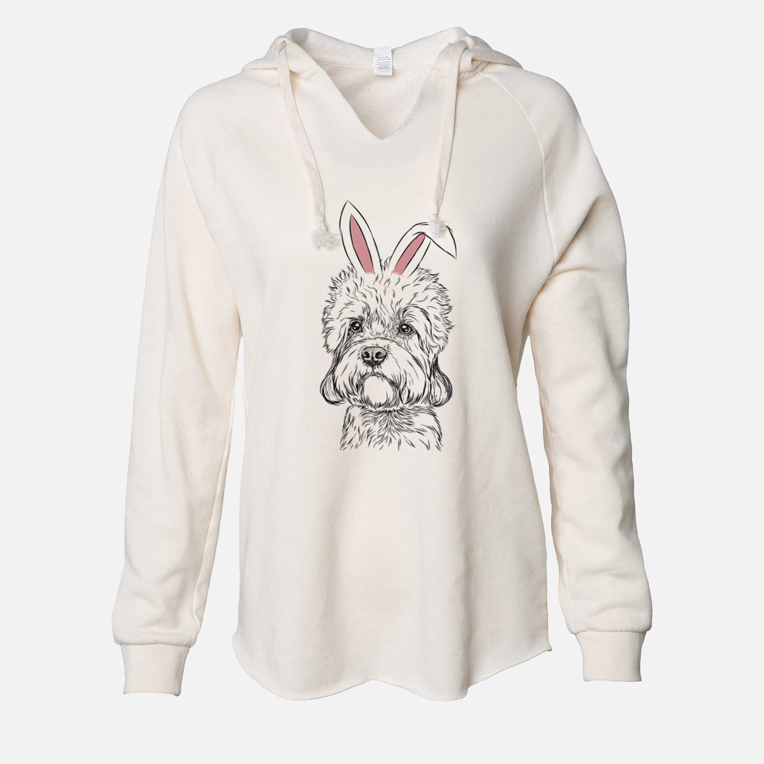 Easter Sir Walter the Dandie Dinmont Terrier - Cali Wave Hooded Sweatshirt