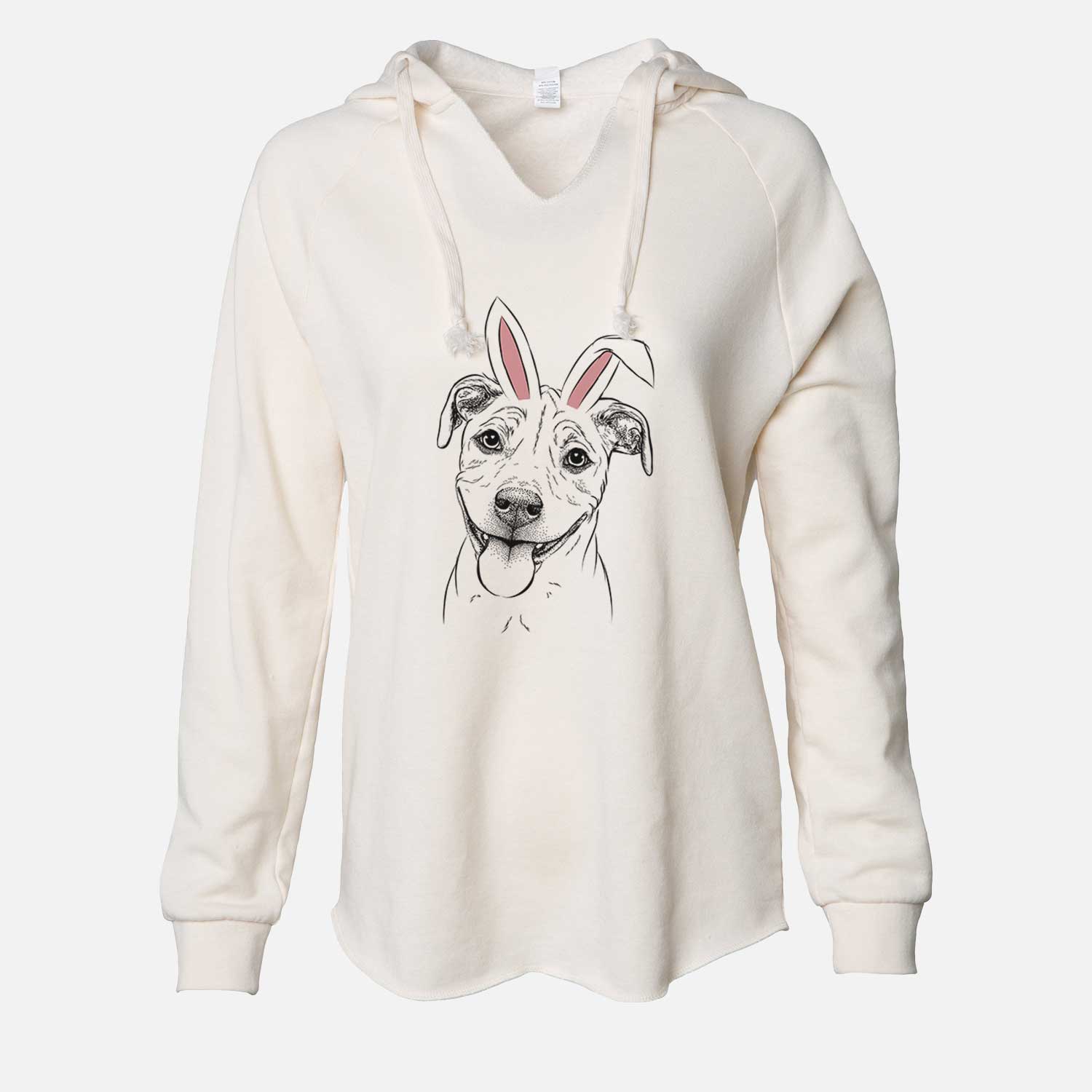 Easter Skye the Pitweiler - Cali Wave Hooded Sweatshirt