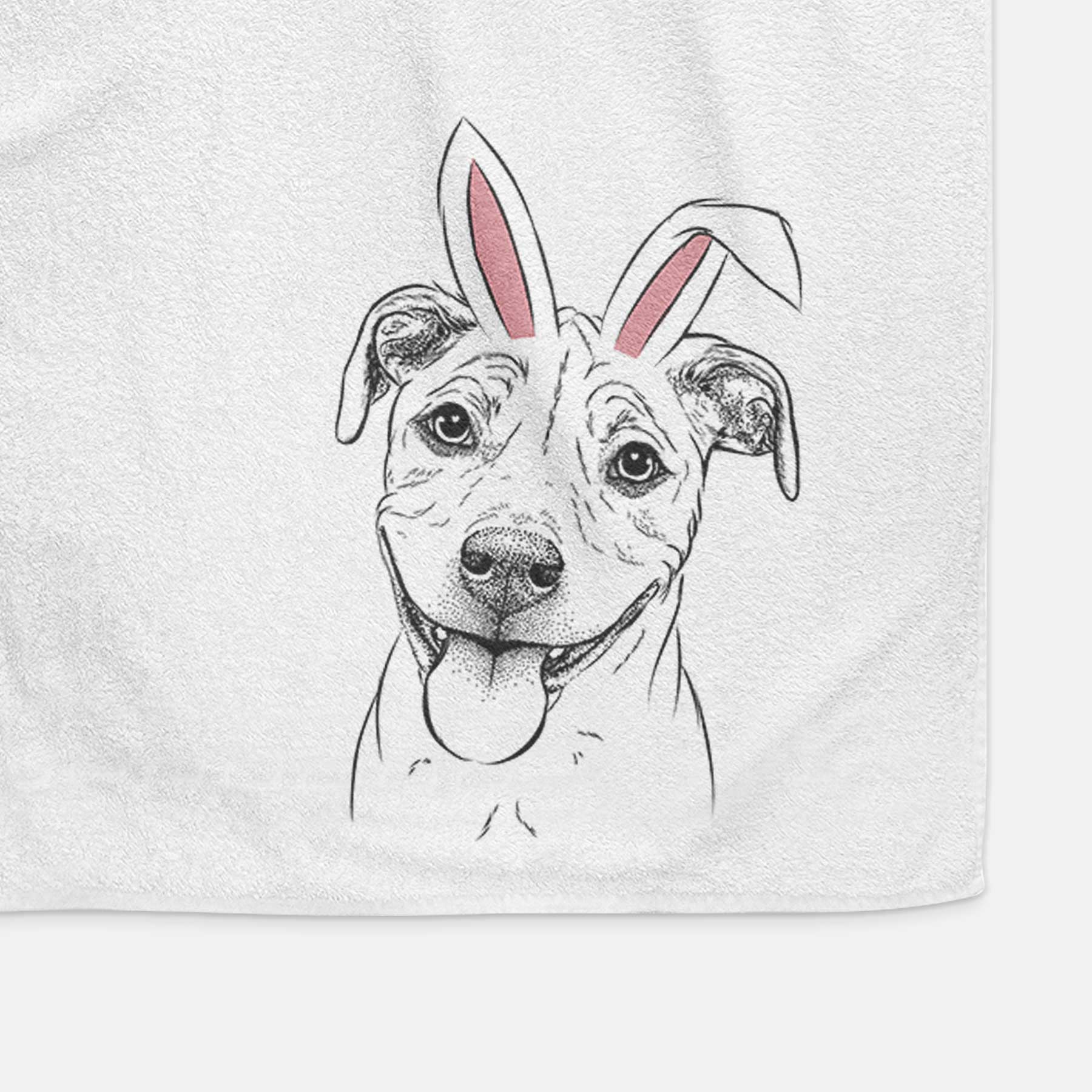 Skye the Pitweiler Decorative Hand Towel