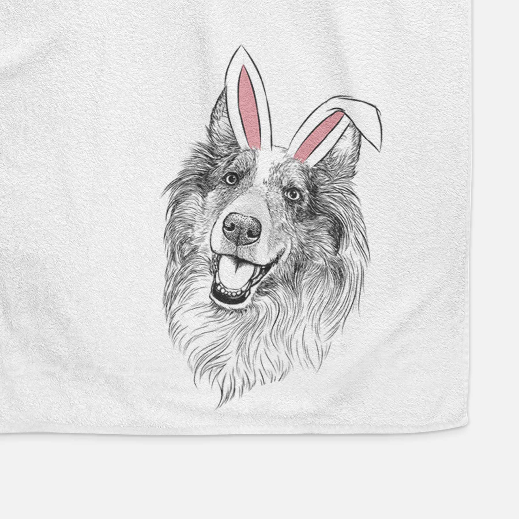 Skylar the Shetland Sheepdog Decorative Hand Towel