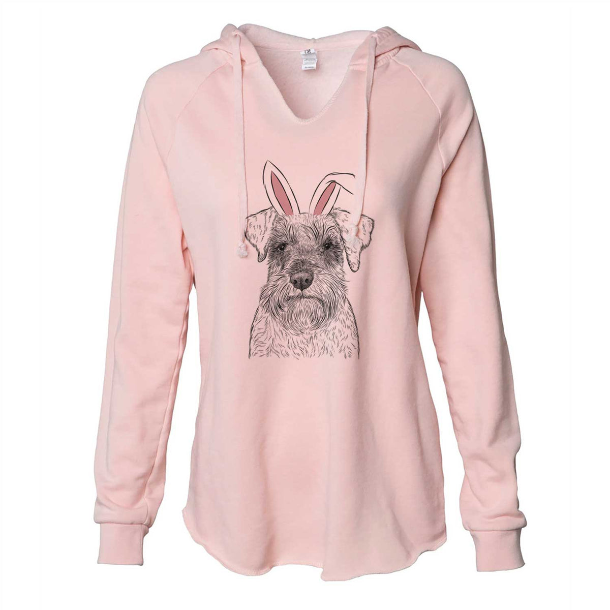 Easter Smokey the Miniature Schnauzer - Cali Wave Hooded Sweatshirt