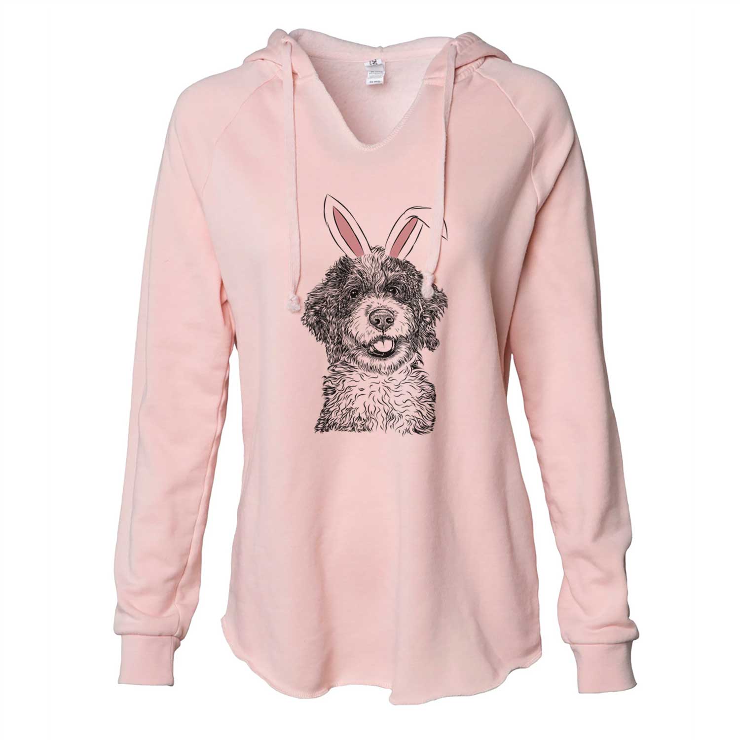 Easter Smoky the Bernedoodle Puppy - Cali Wave Hooded Sweatshirt