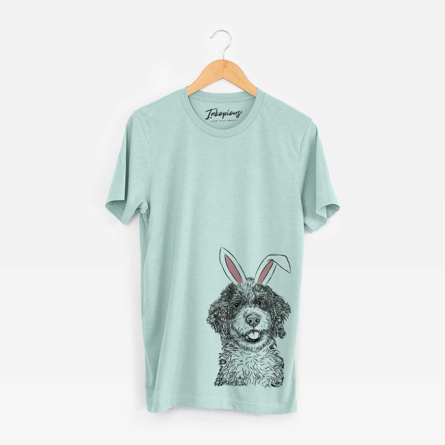 Easter Smoky the Bernedoodle Puppy - Unisex Crewneck