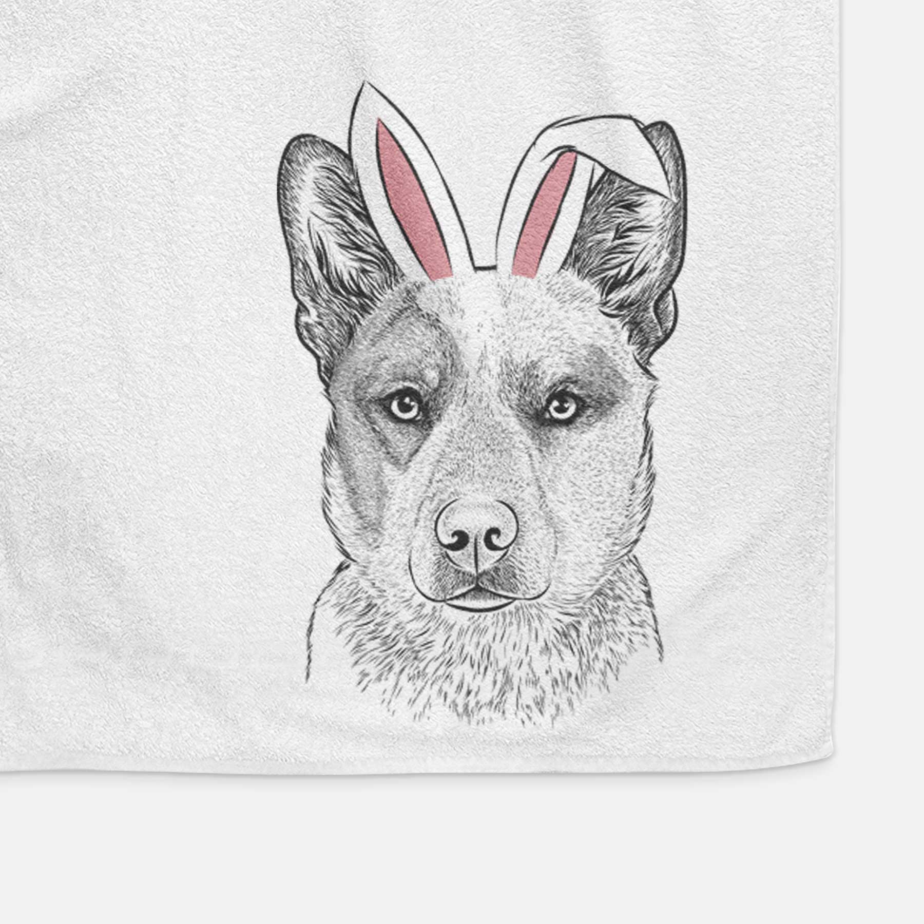 Snap the Australian Cattle Dog Decorative Hand Towel