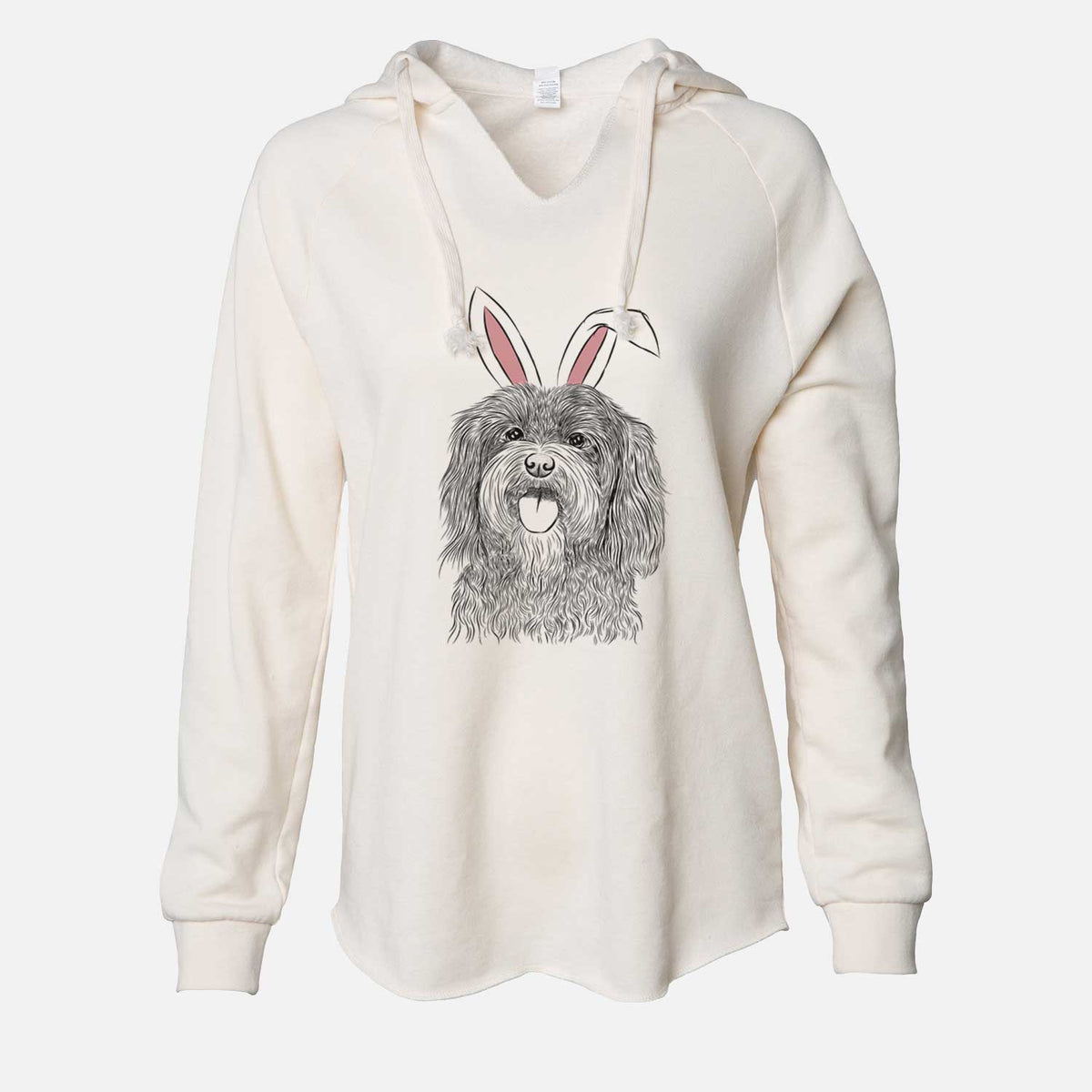Easter Sophie the Havanese - Cali Wave Hooded Sweatshirt