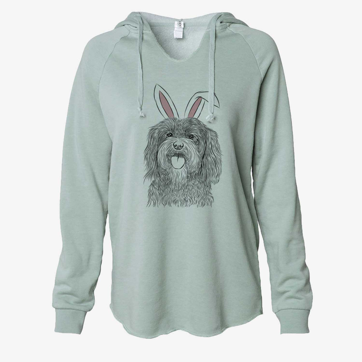 Easter Sophie the Havanese - Cali Wave Hooded Sweatshirt