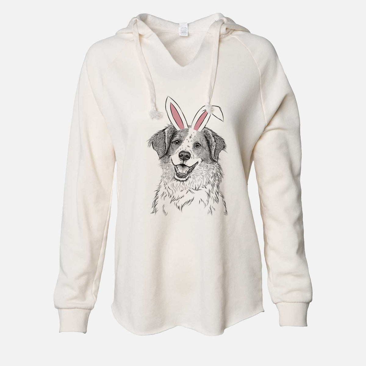 Easter Sophie the Brittany Beagle Mix - Cali Wave Hooded Sweatshirt