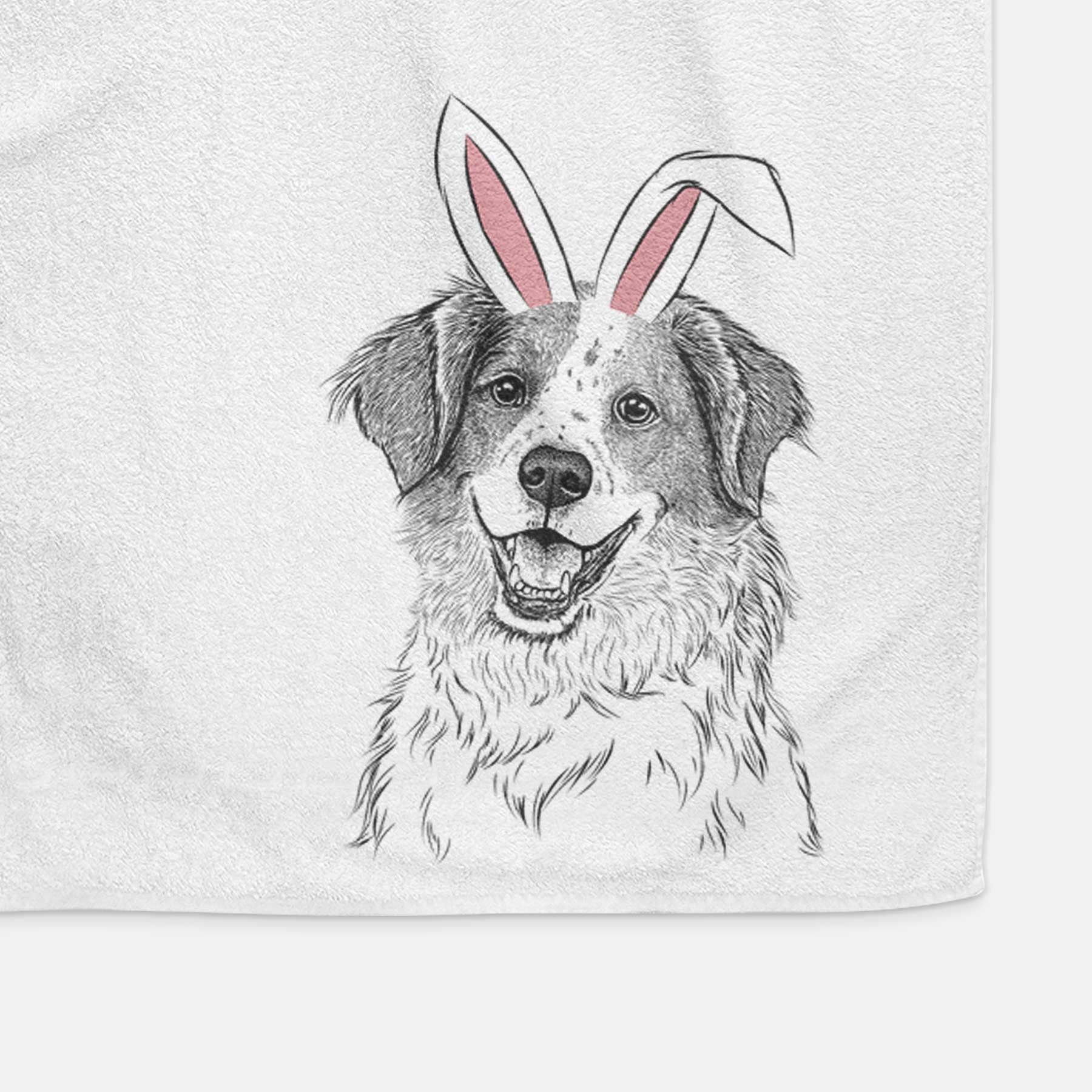 Sophie the Brittany Beagle Mix Decorative Hand Towel