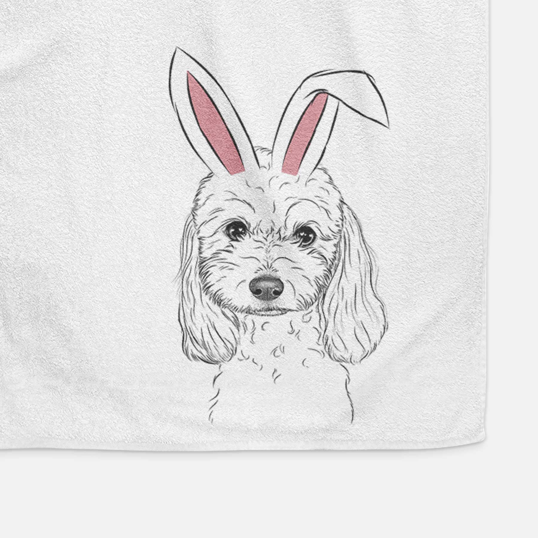 Sophie the Coton de Tulear Decorative Hand Towel