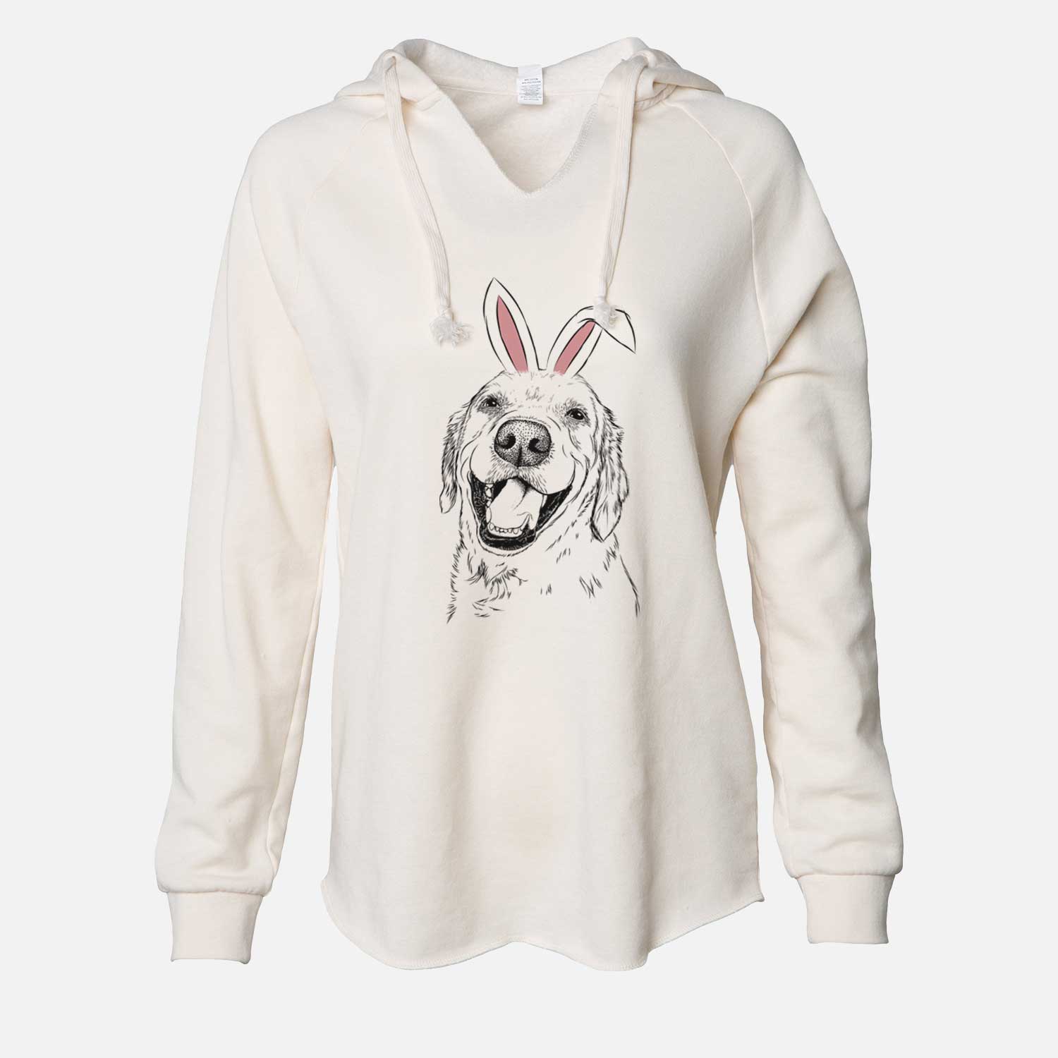 Easter Spanky the Golden Retriever - Cali Wave Hooded Sweatshirt