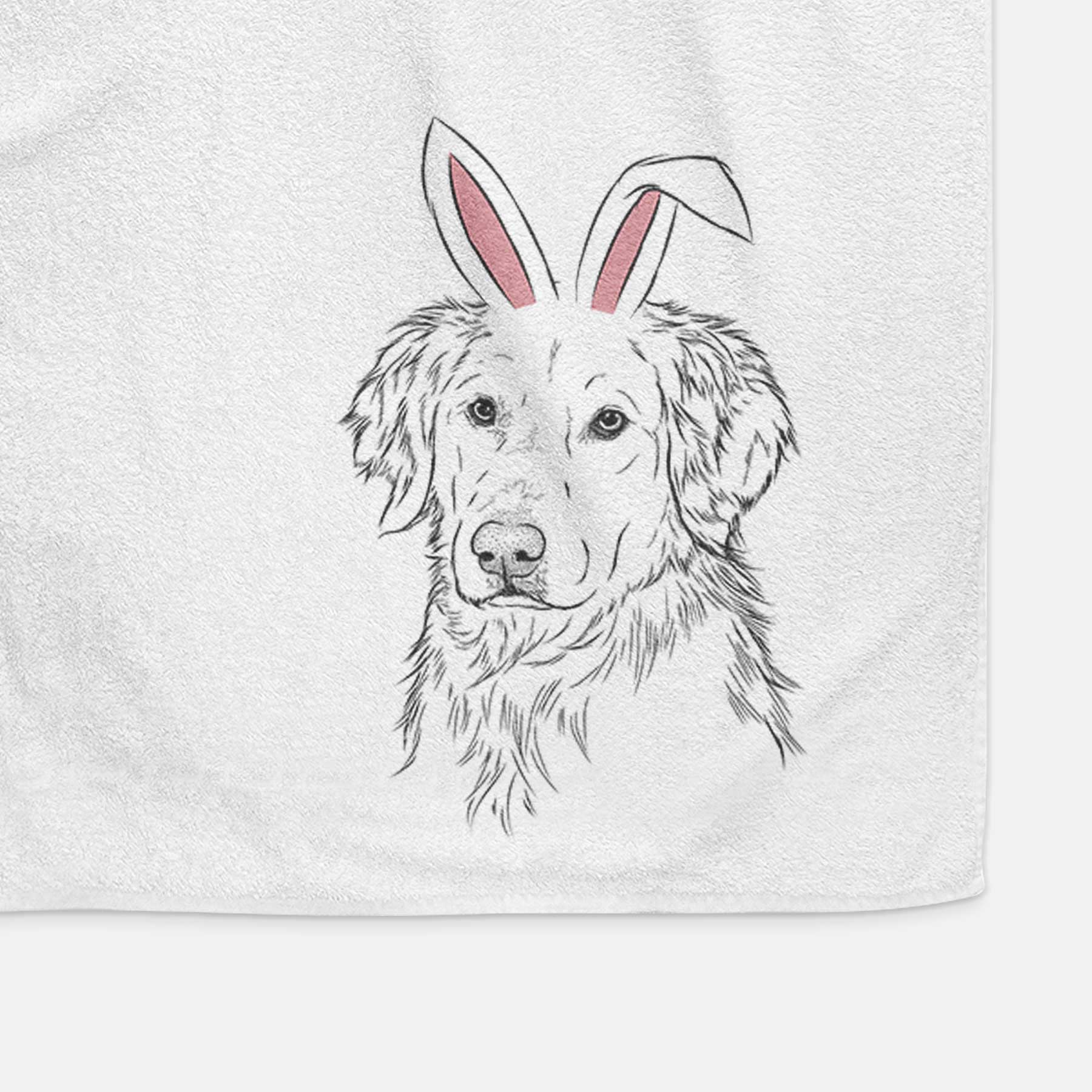 Spencer the Golden Retriever Decorative Hand Towel